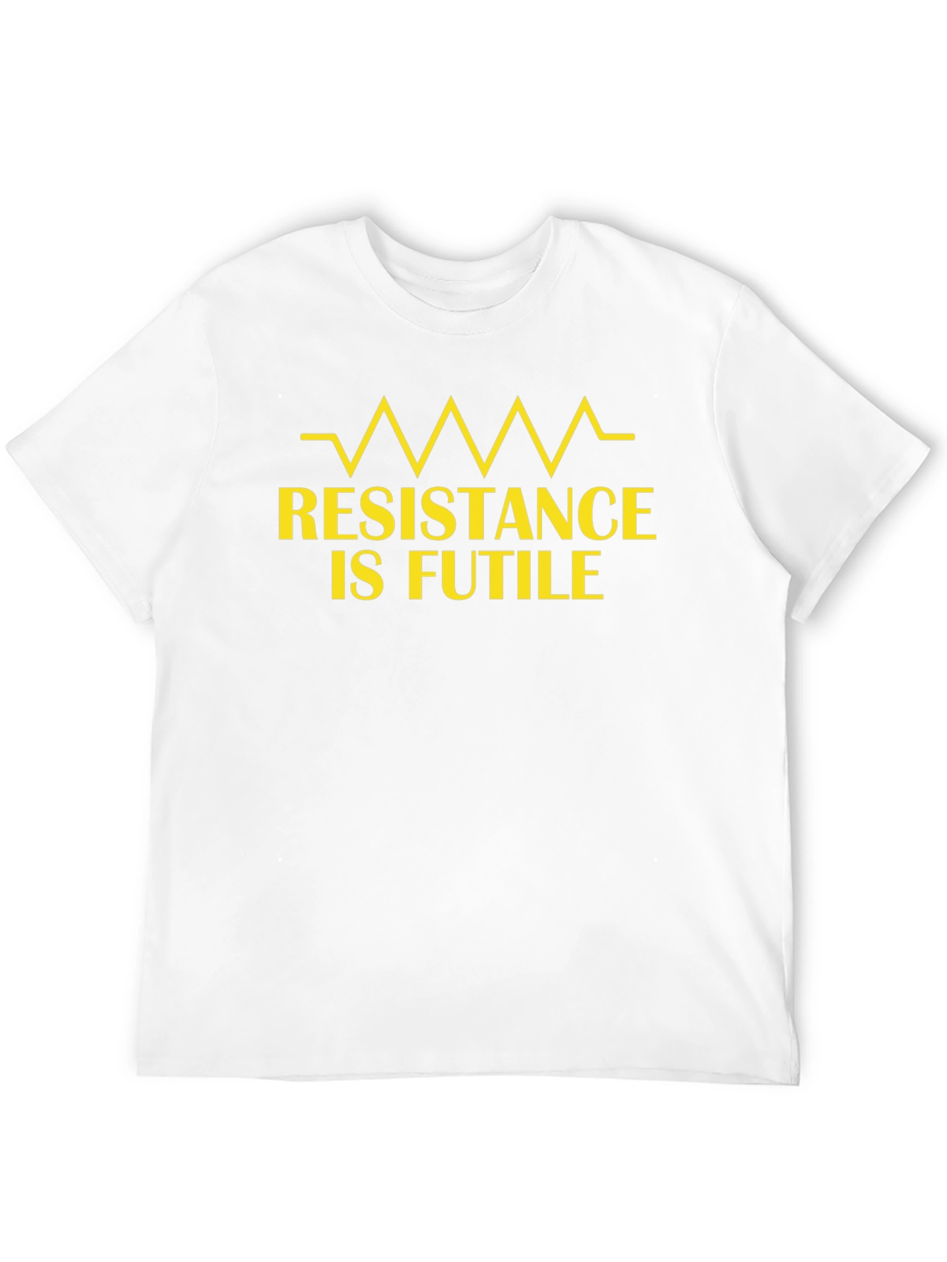 Resistance is Futile T-Shirt - Bold Graphic Tee