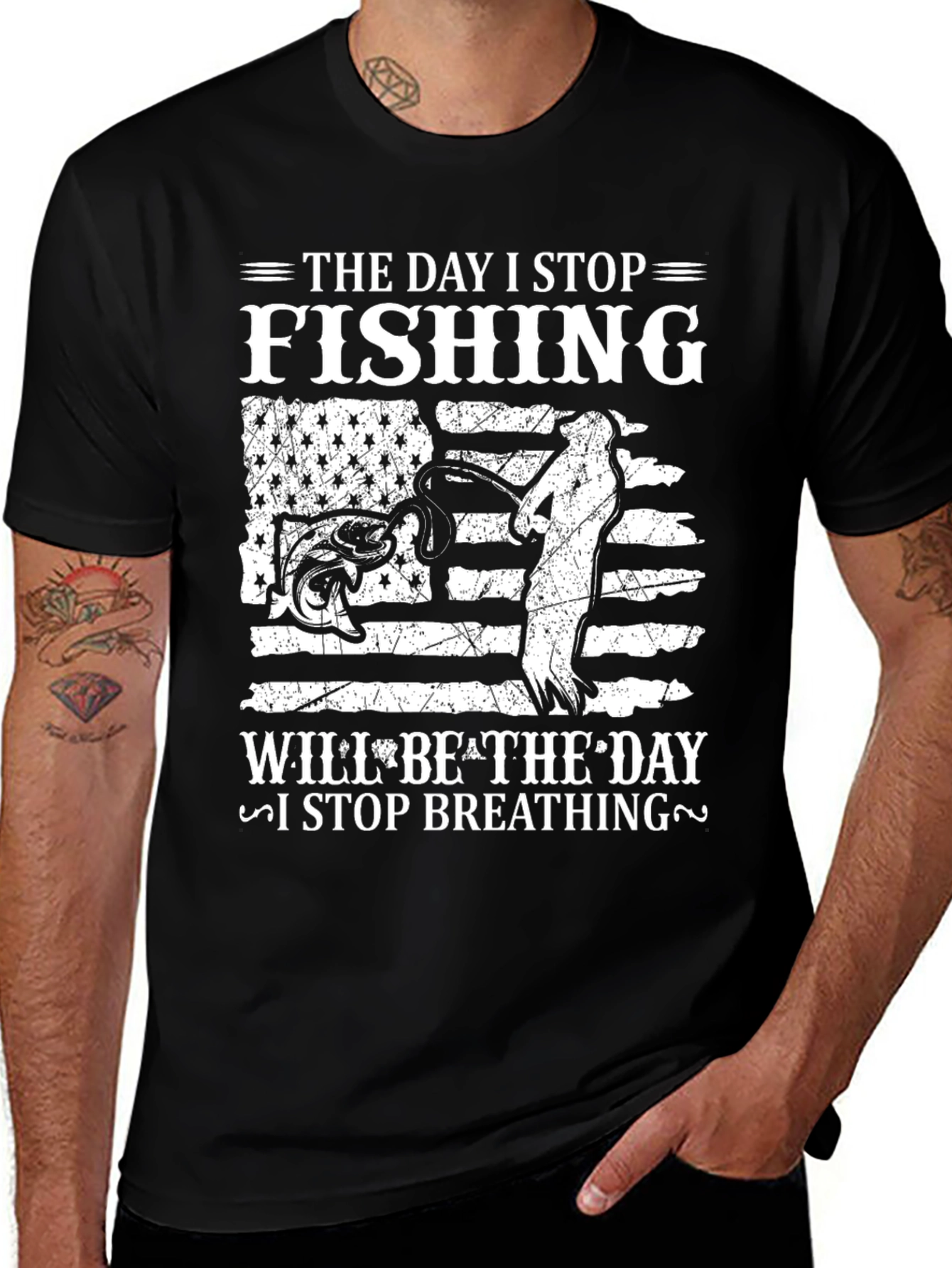 Fishing T-Shirt - The Day I Stop Fishing