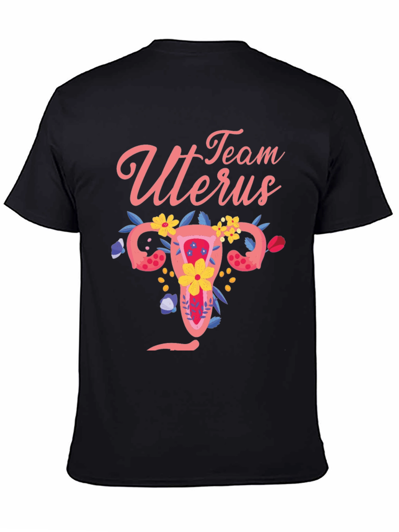 Team Uterus Graphic Tee - Black