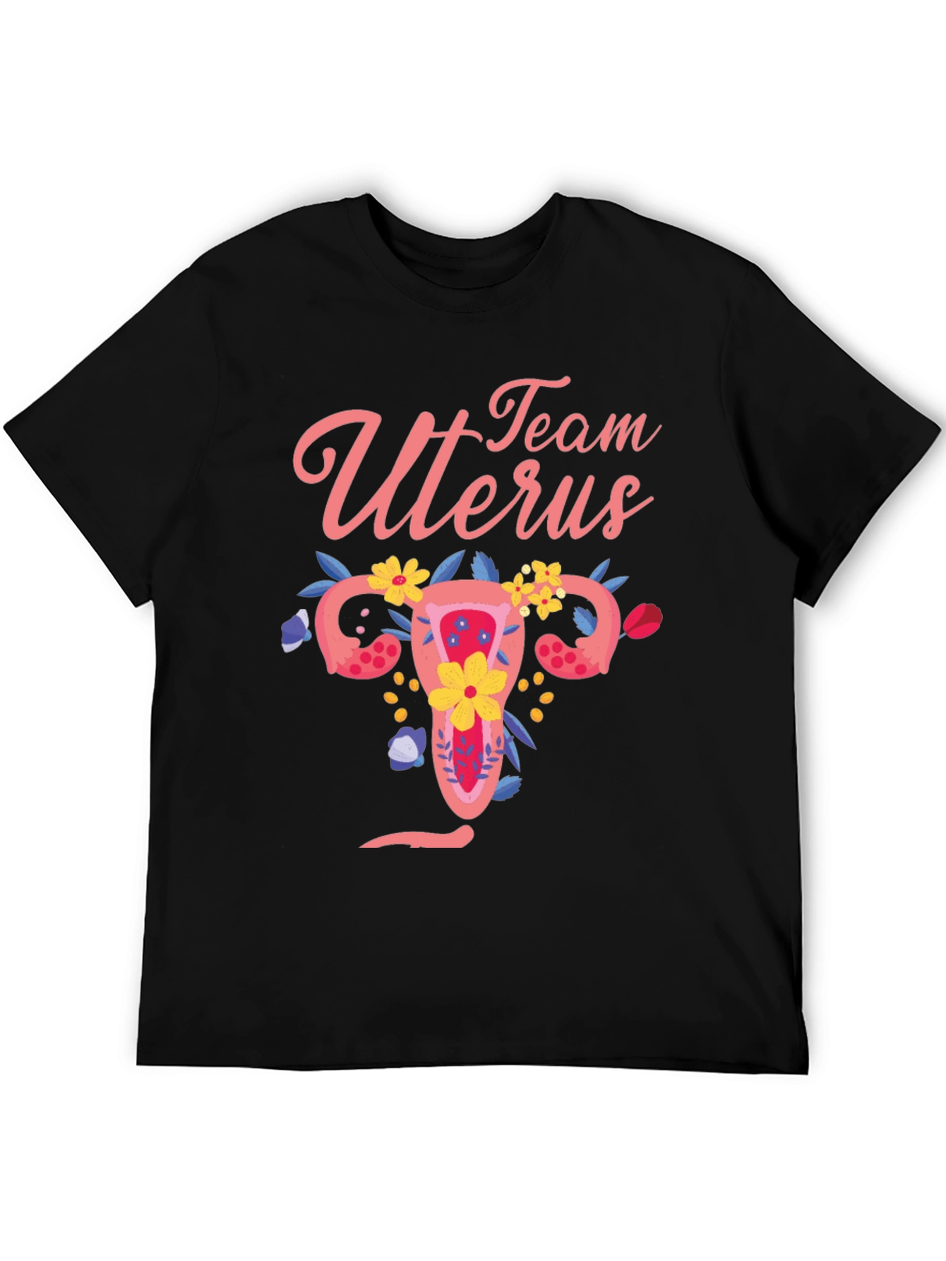 Team Uterus Graphic Tee - Black