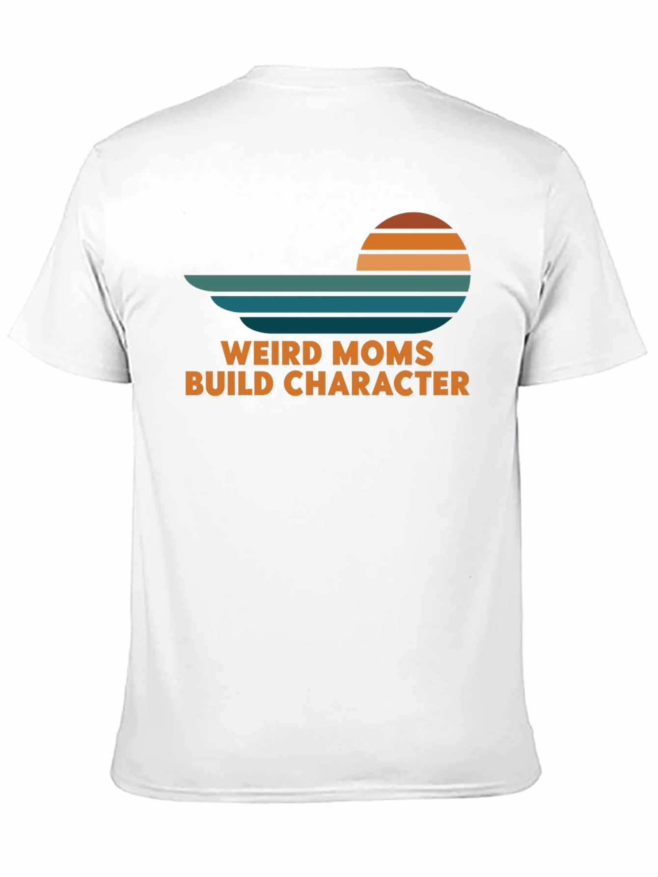 Weird Moms Build Character Retro T-Shirt
