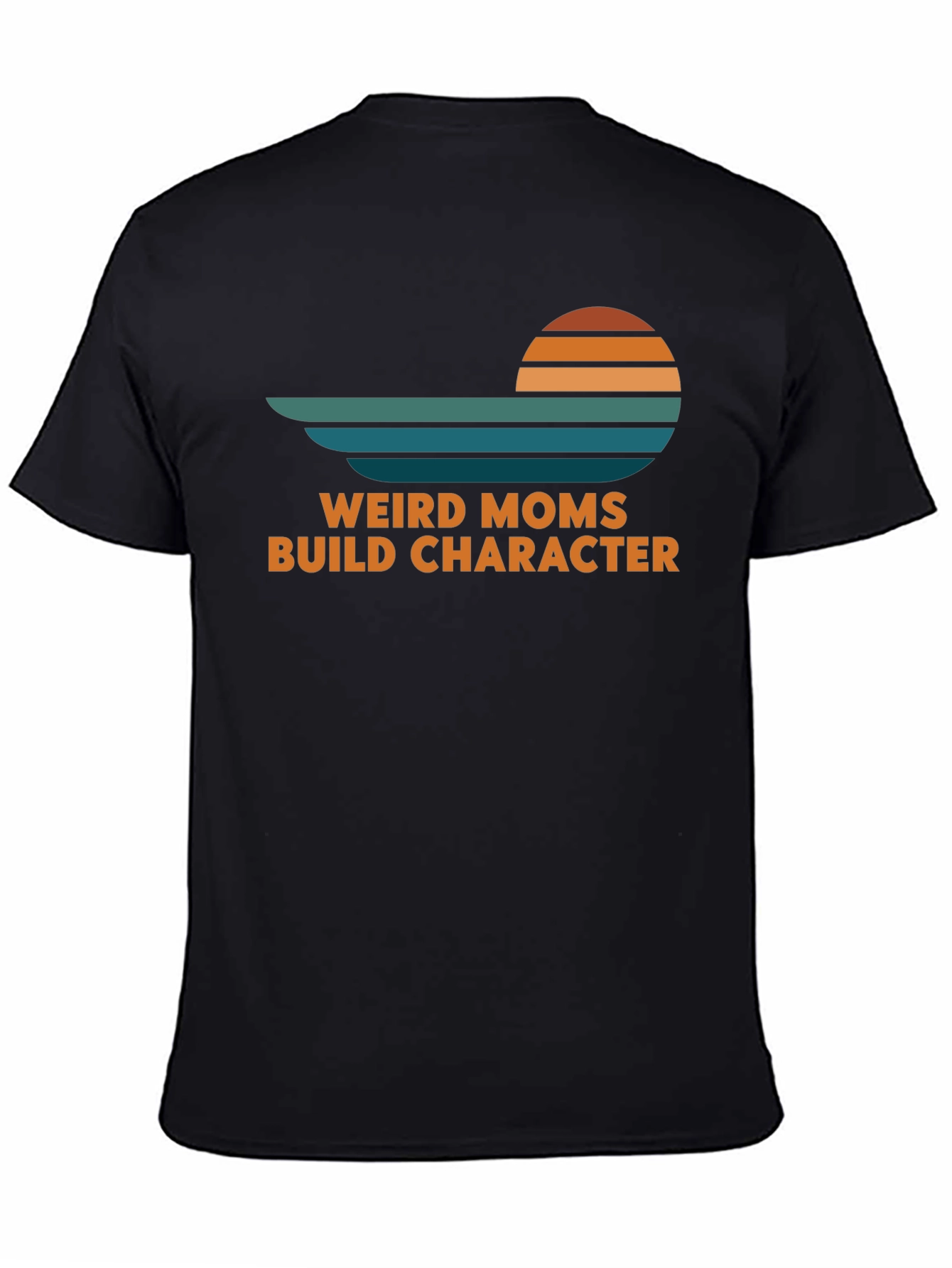 Weird Moms Build Character Retro T-Shirt