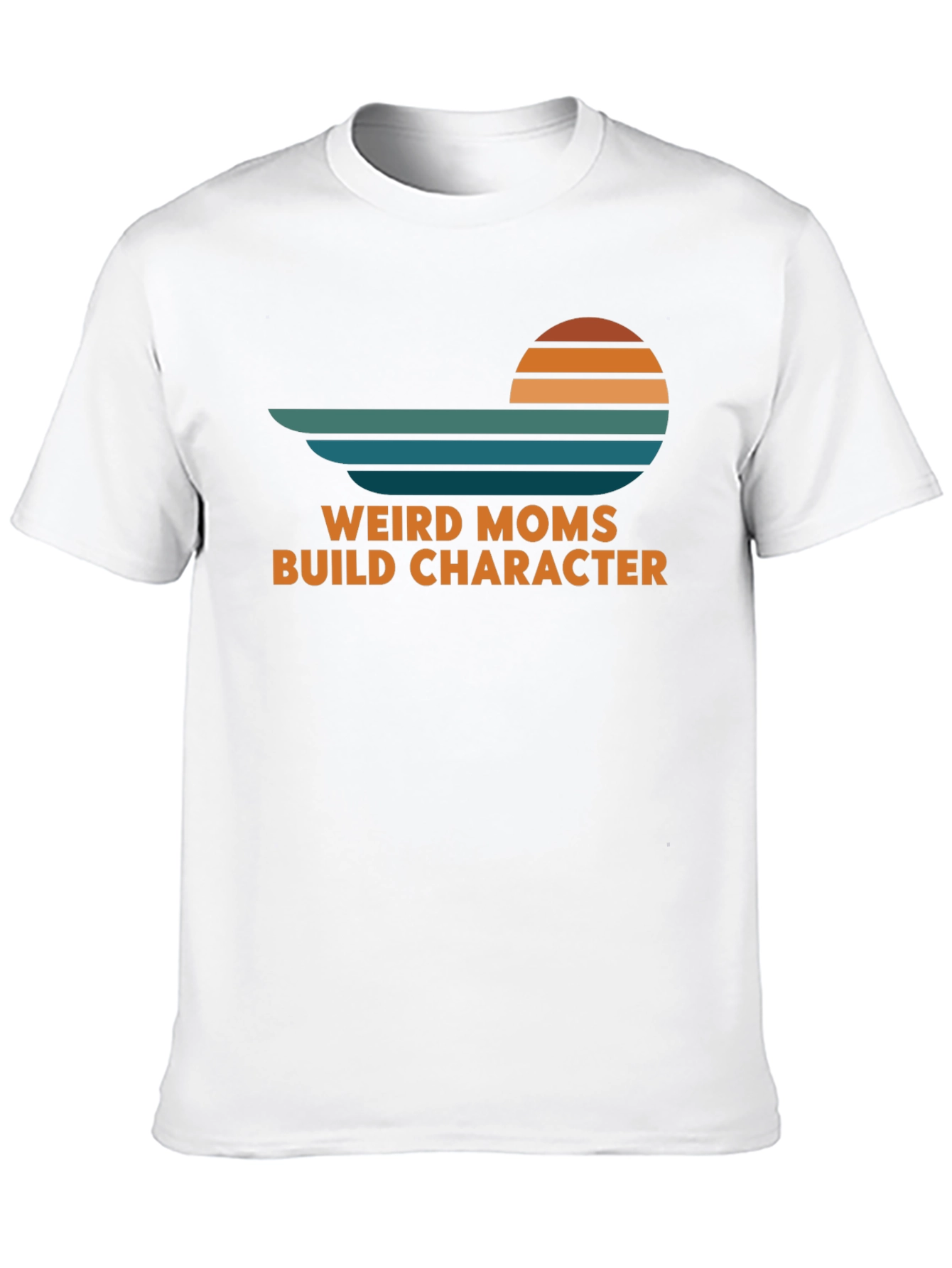 Weird Moms Build Character Retro T-Shirt