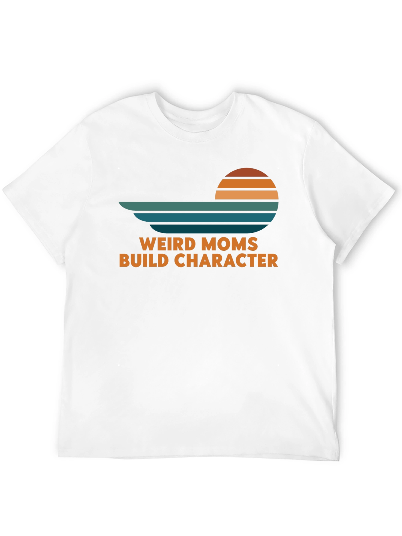 Weird Moms Build Character Retro T-Shirt