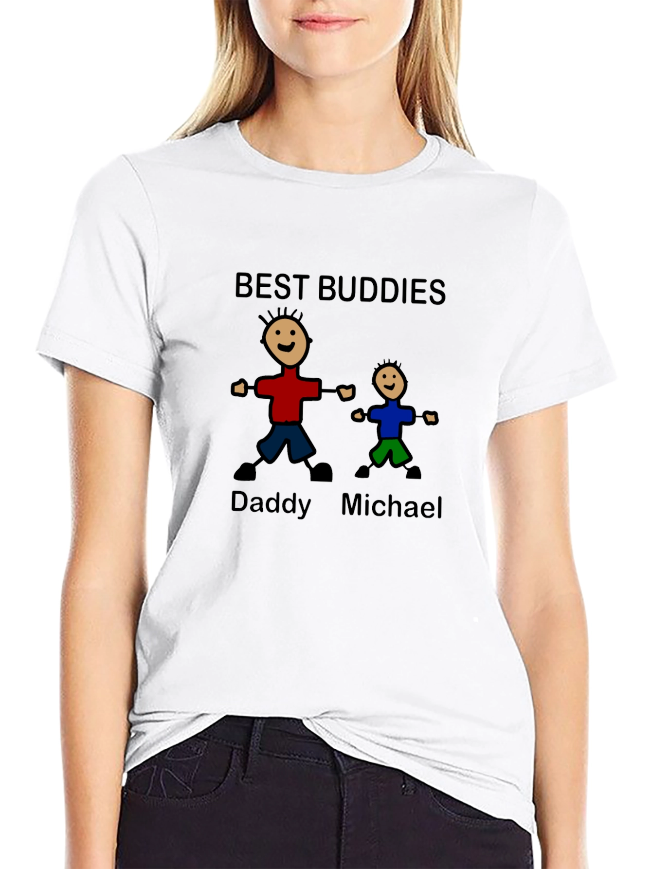 Best Buddies Daddy & Michael Graphic T-Shirt
