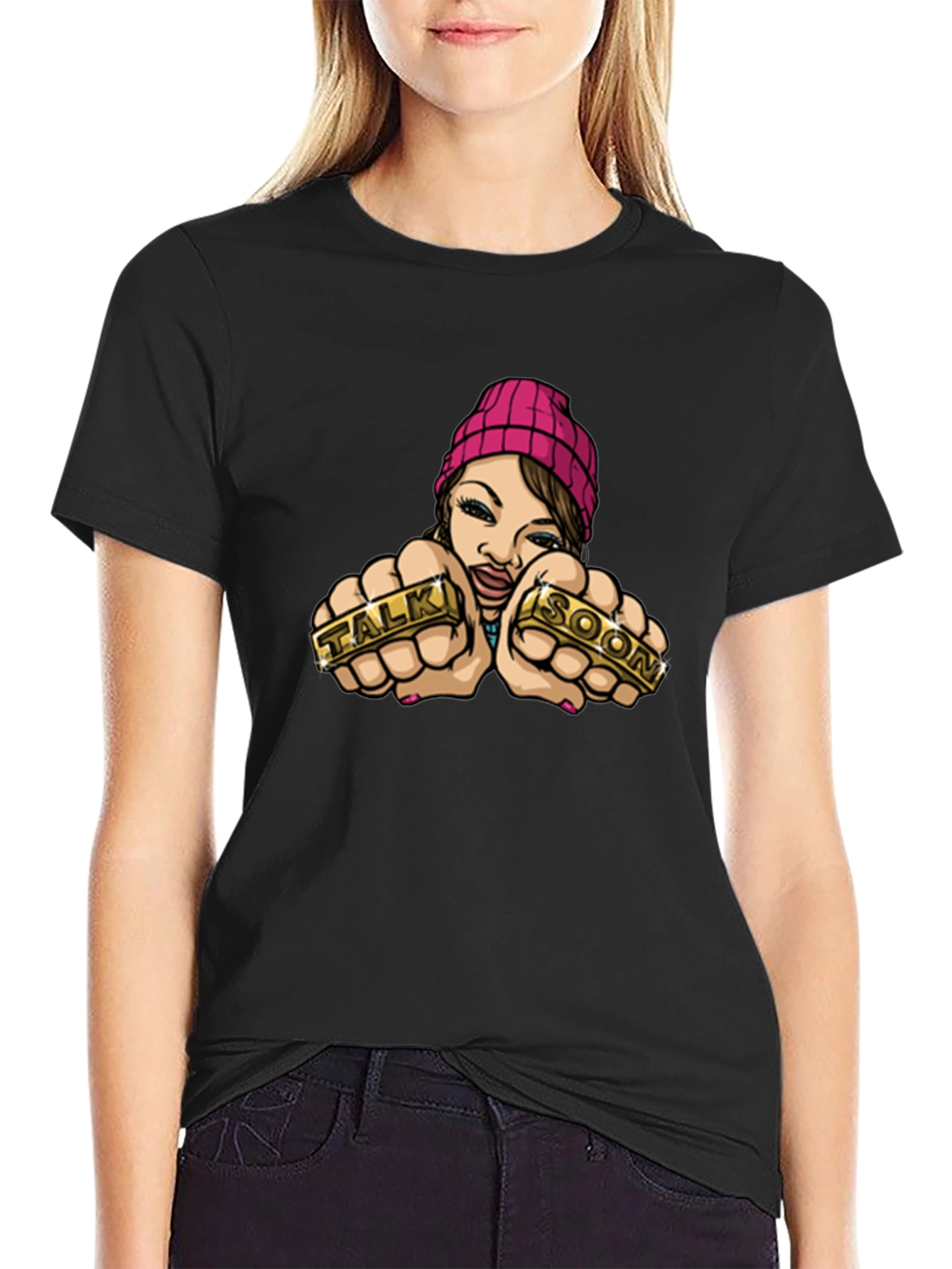 Talk Soon Graphic T-Shirt - Edgy Streetwear Style