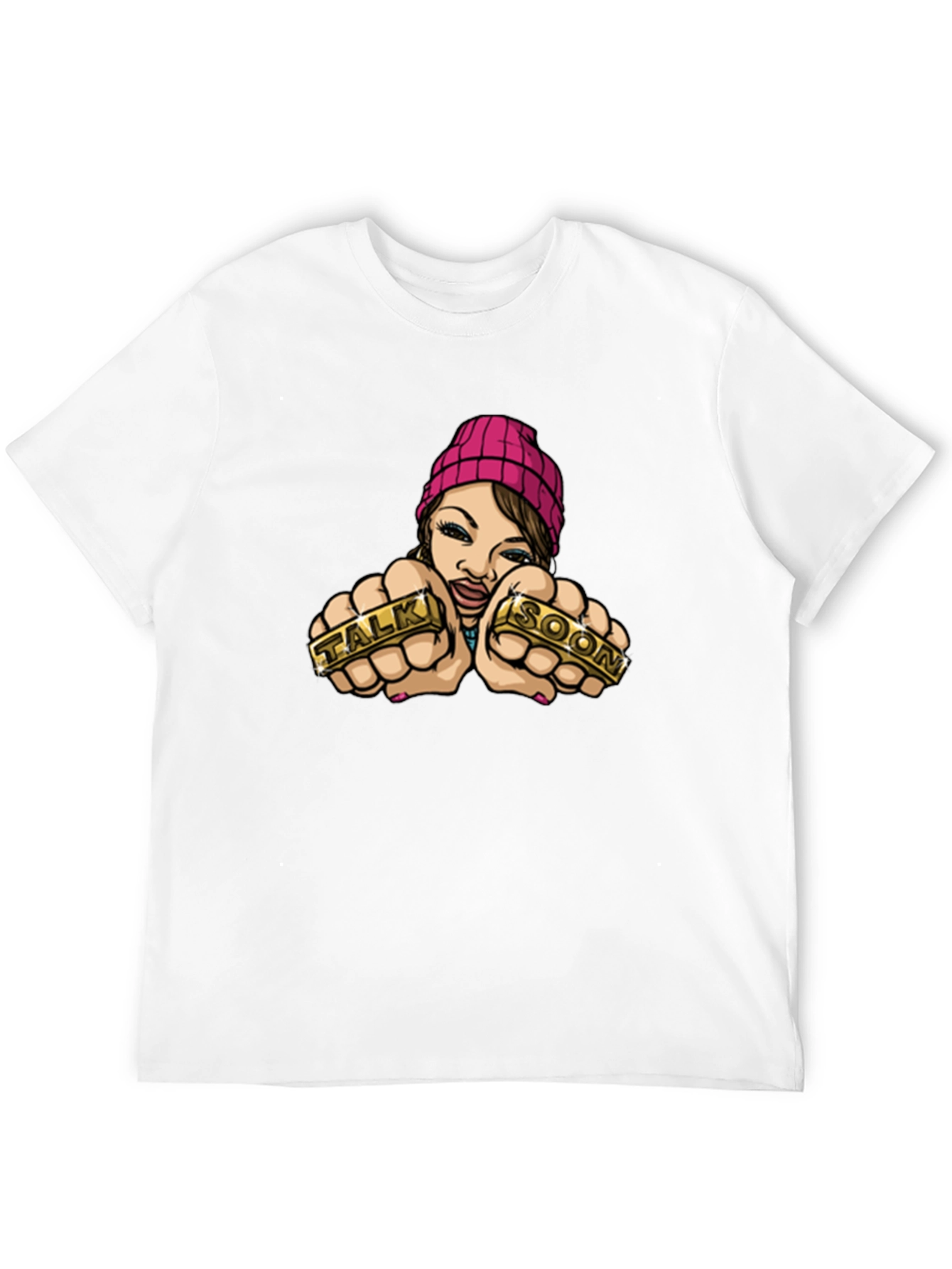 Talk Soon Graphic T-Shirt - Edgy Streetwear Style