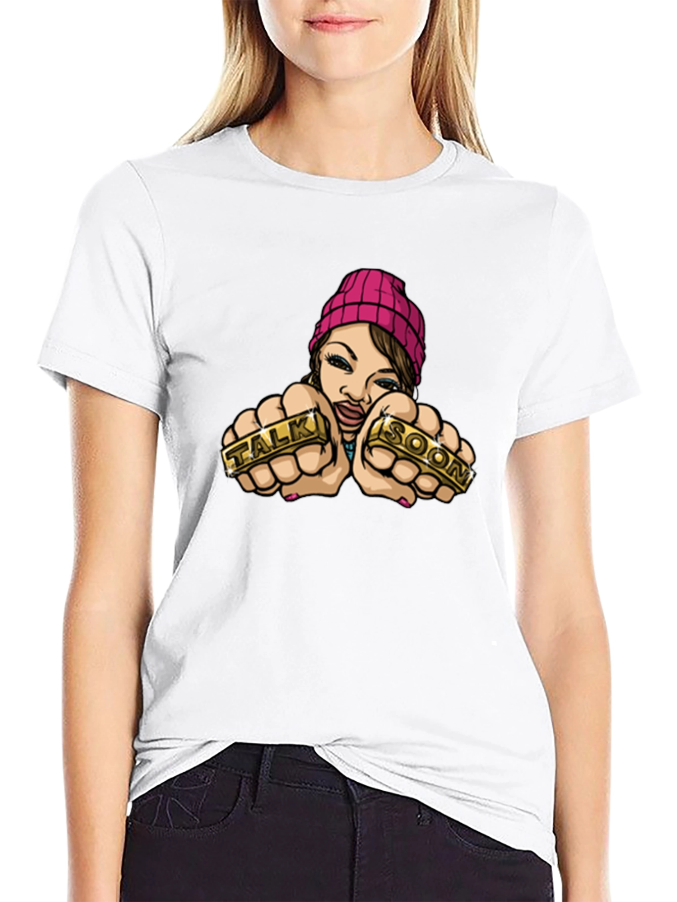 Talk Soon Graphic T-Shirt - Edgy Streetwear Style