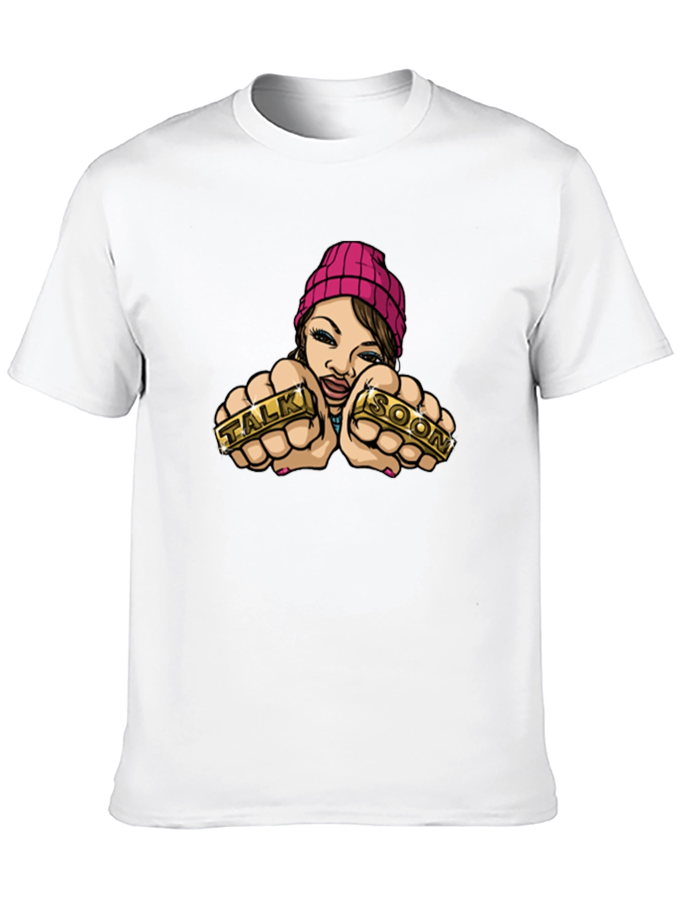 Talk Soon Graphic T-Shirt - Edgy Streetwear Style