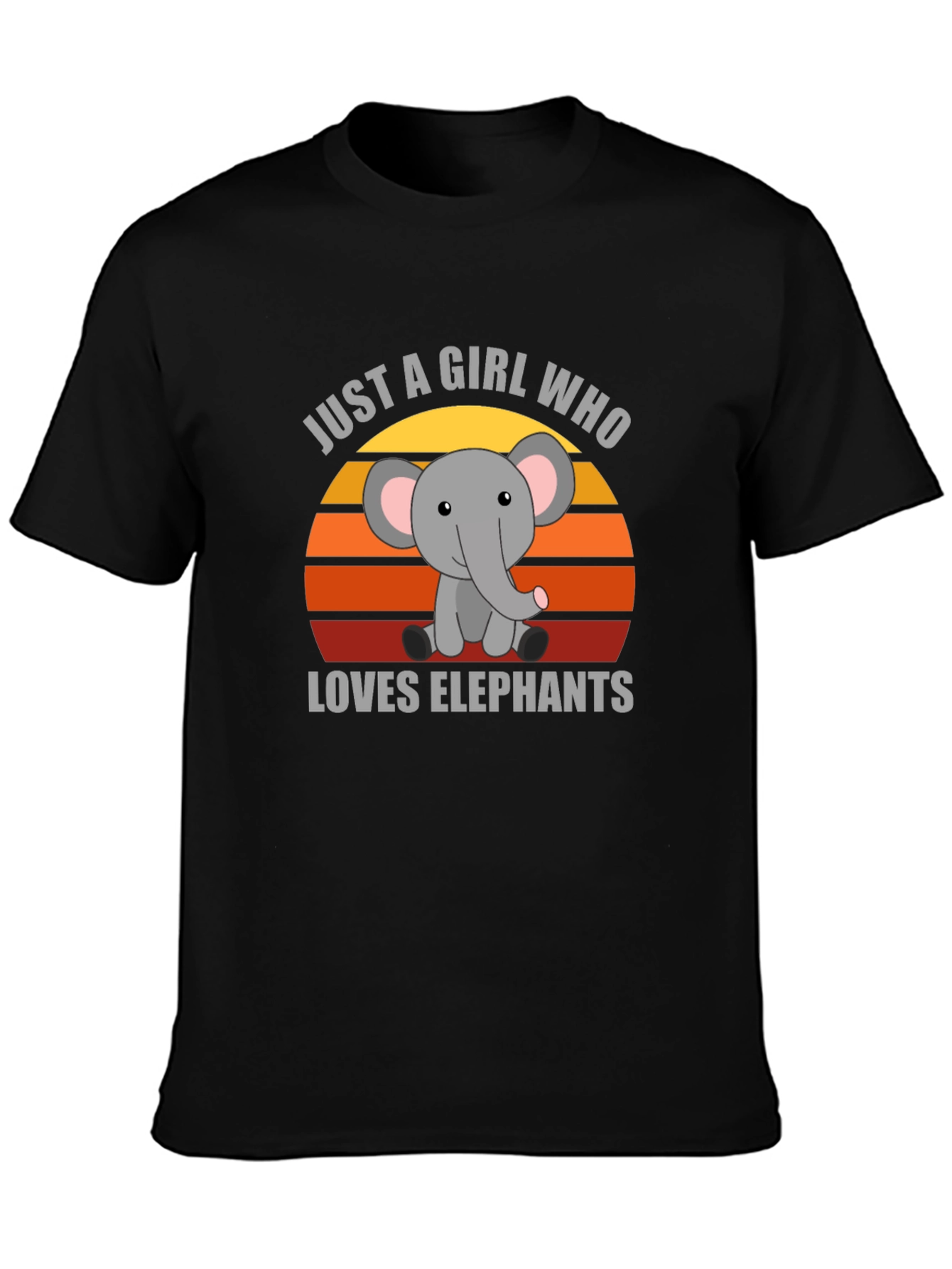 Just A Girl Who Loves Elephants T-Shirt