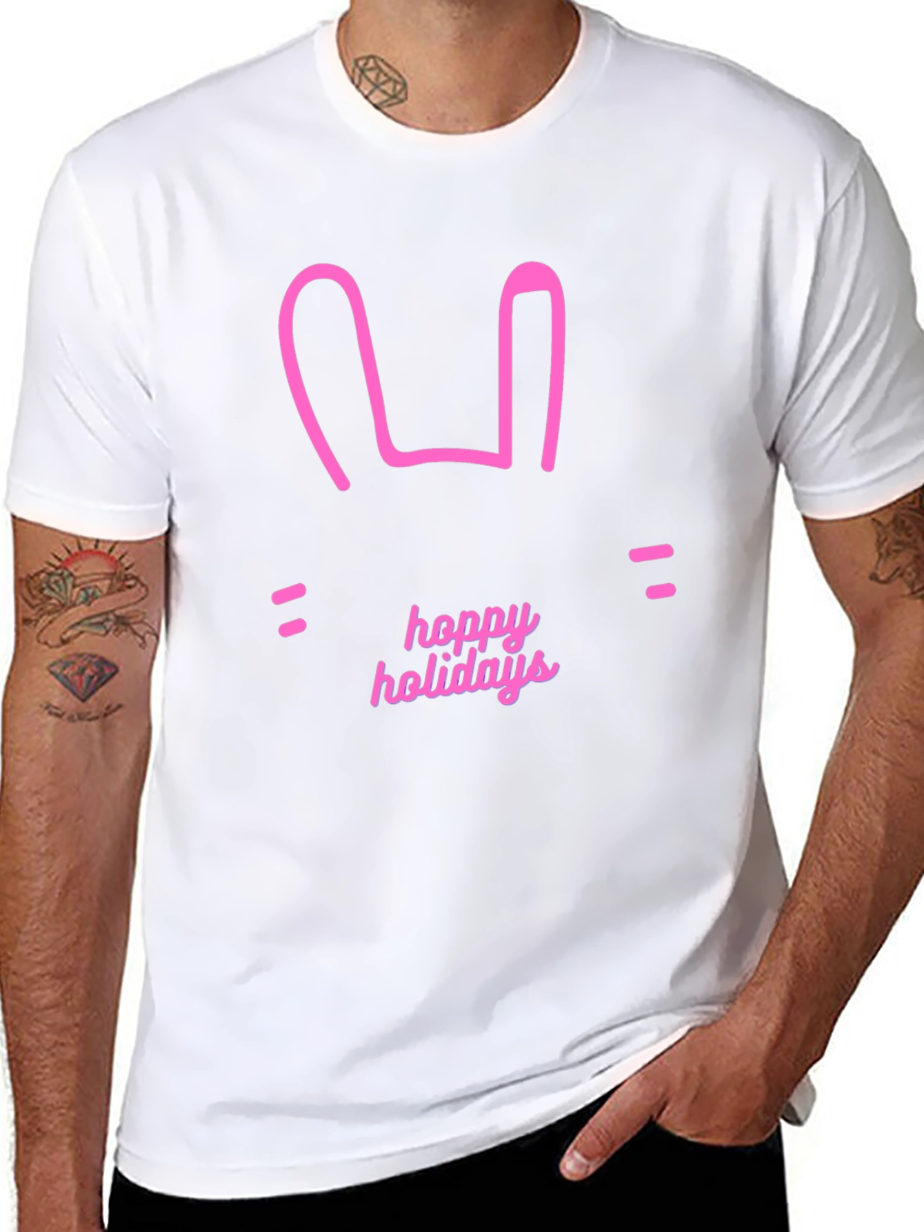 Hoppy Holidays Easter Bunny T-Shirt