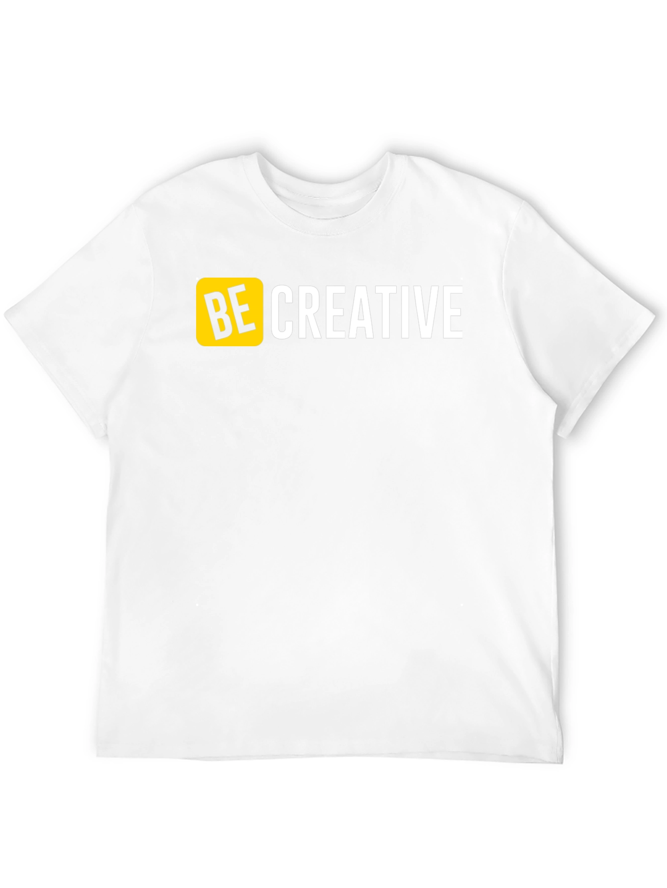 Be Creative Black T-Shirt - Bold Design