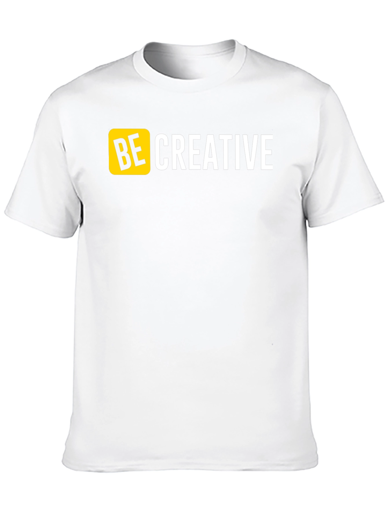 Be Creative Black T-Shirt - Bold Design