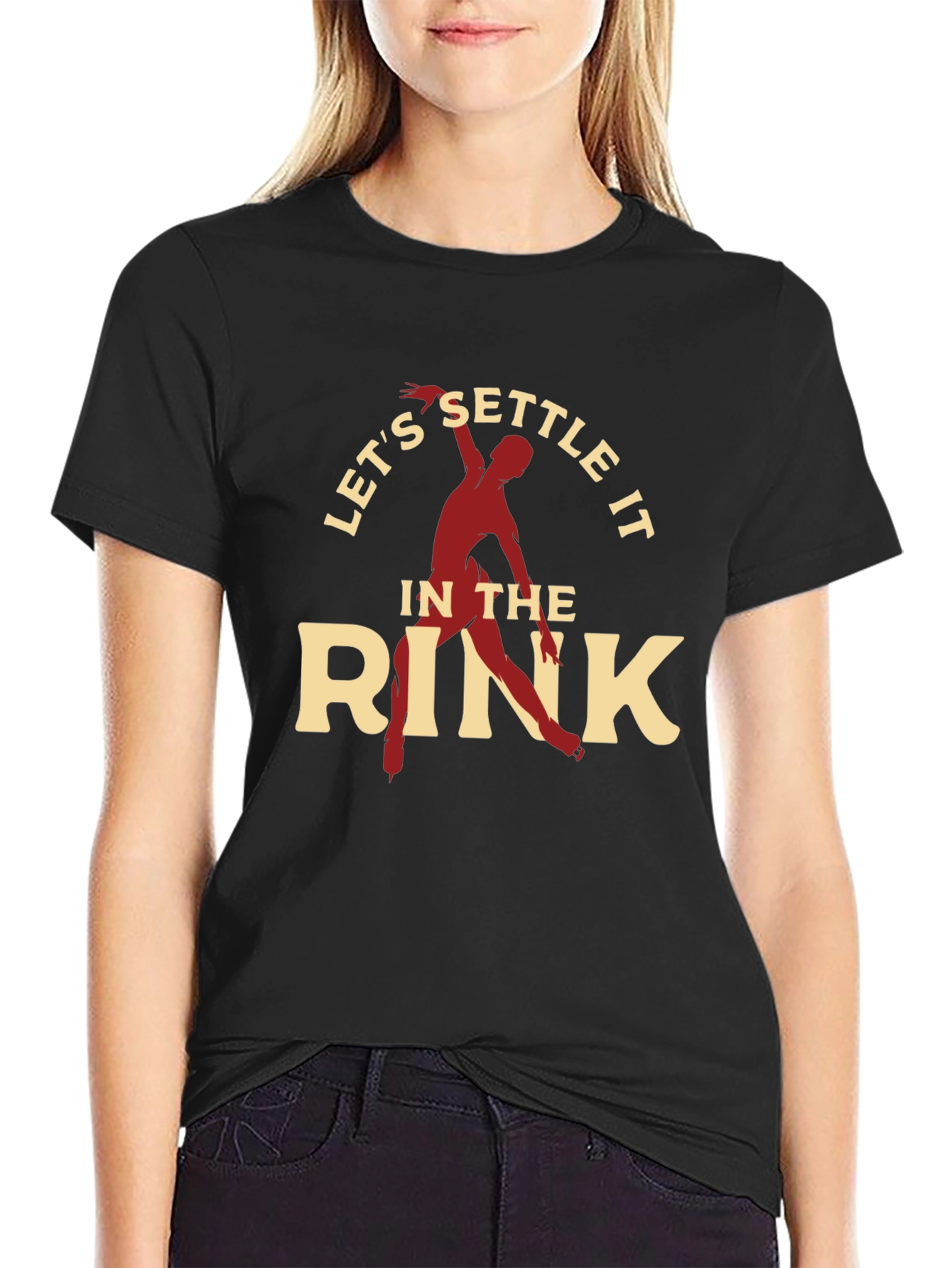 Lets Settle it in the Rink Graphic Tee