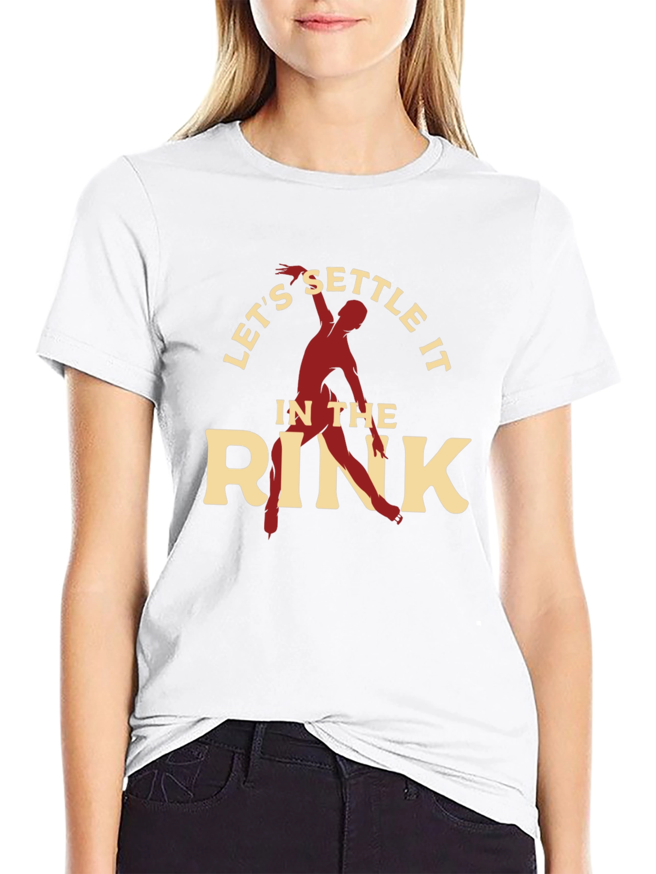 Lets Settle it in the Rink Graphic Tee
