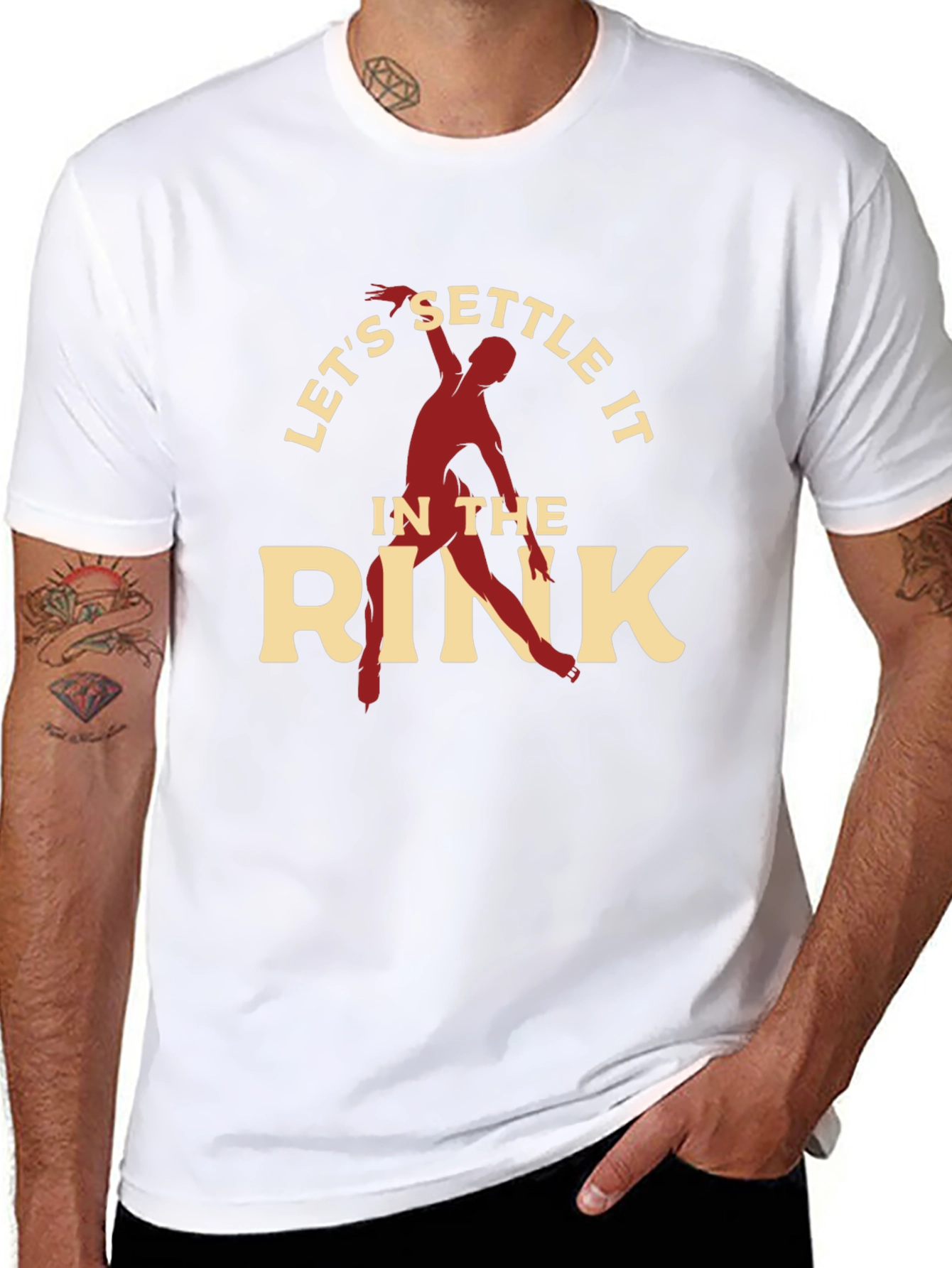 Lets Settle it in the Rink Graphic Tee