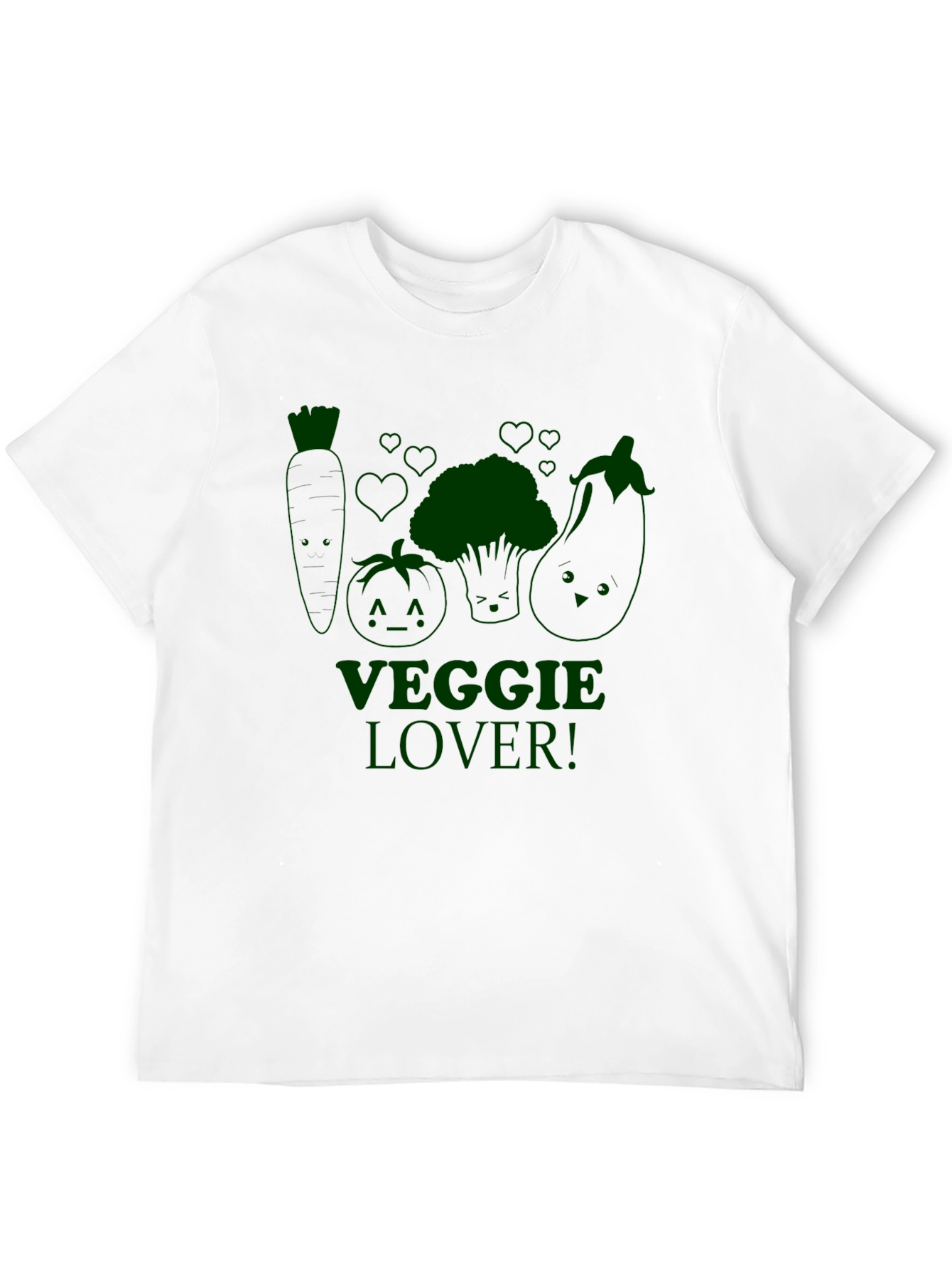 Veggie Lover Black T-Shirt