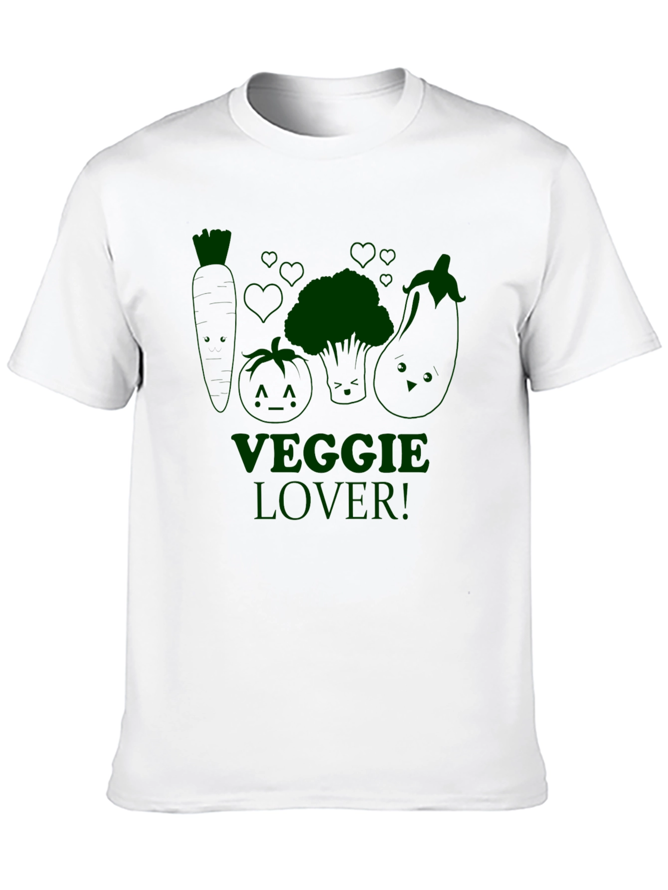 Veggie Lover Black T-Shirt