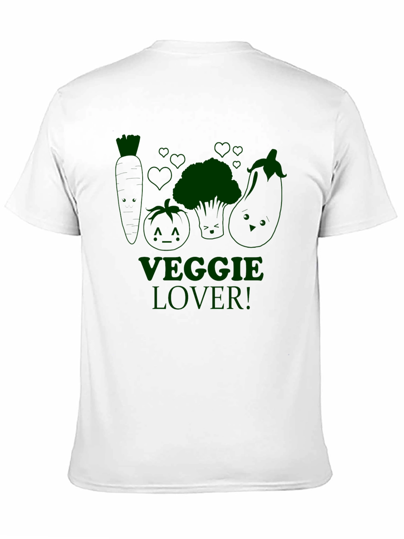 Veggie Lover Black T-Shirt
