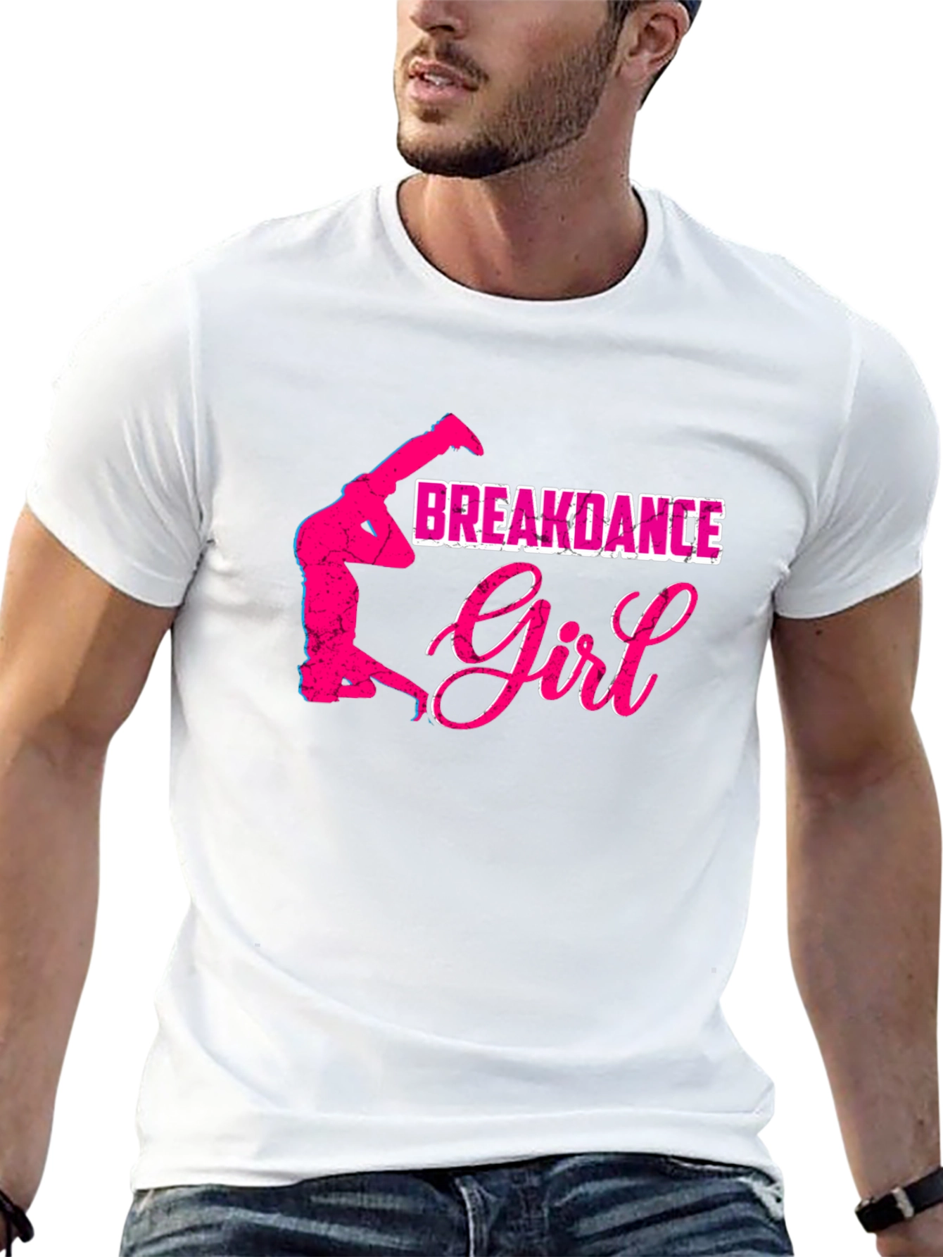 Breakdance Girl Graphic T-Shirt