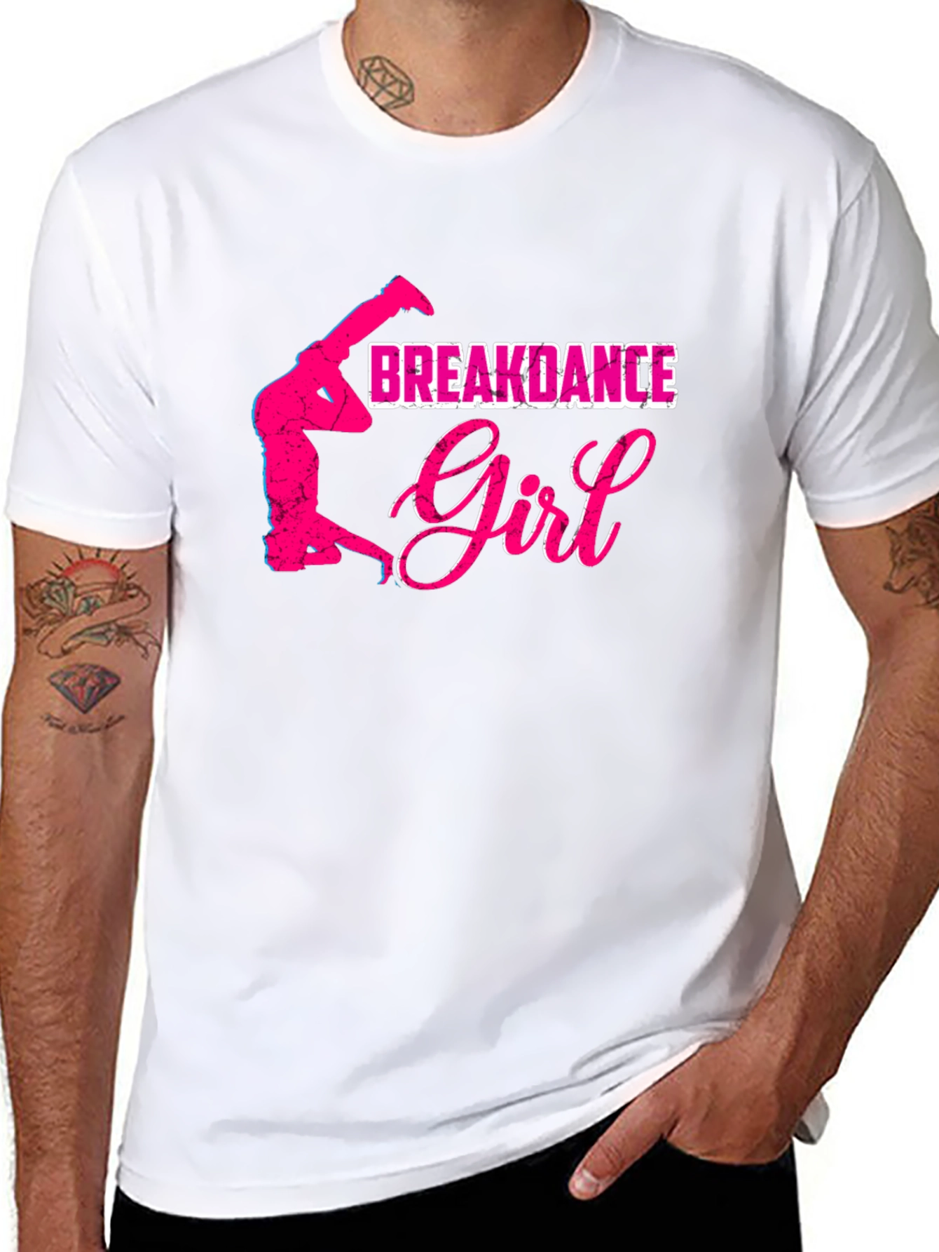 Breakdance Girl Graphic T-Shirt
