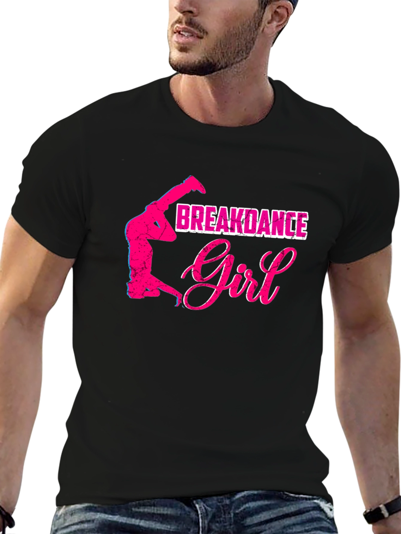 Breakdance Girl Graphic T-Shirt