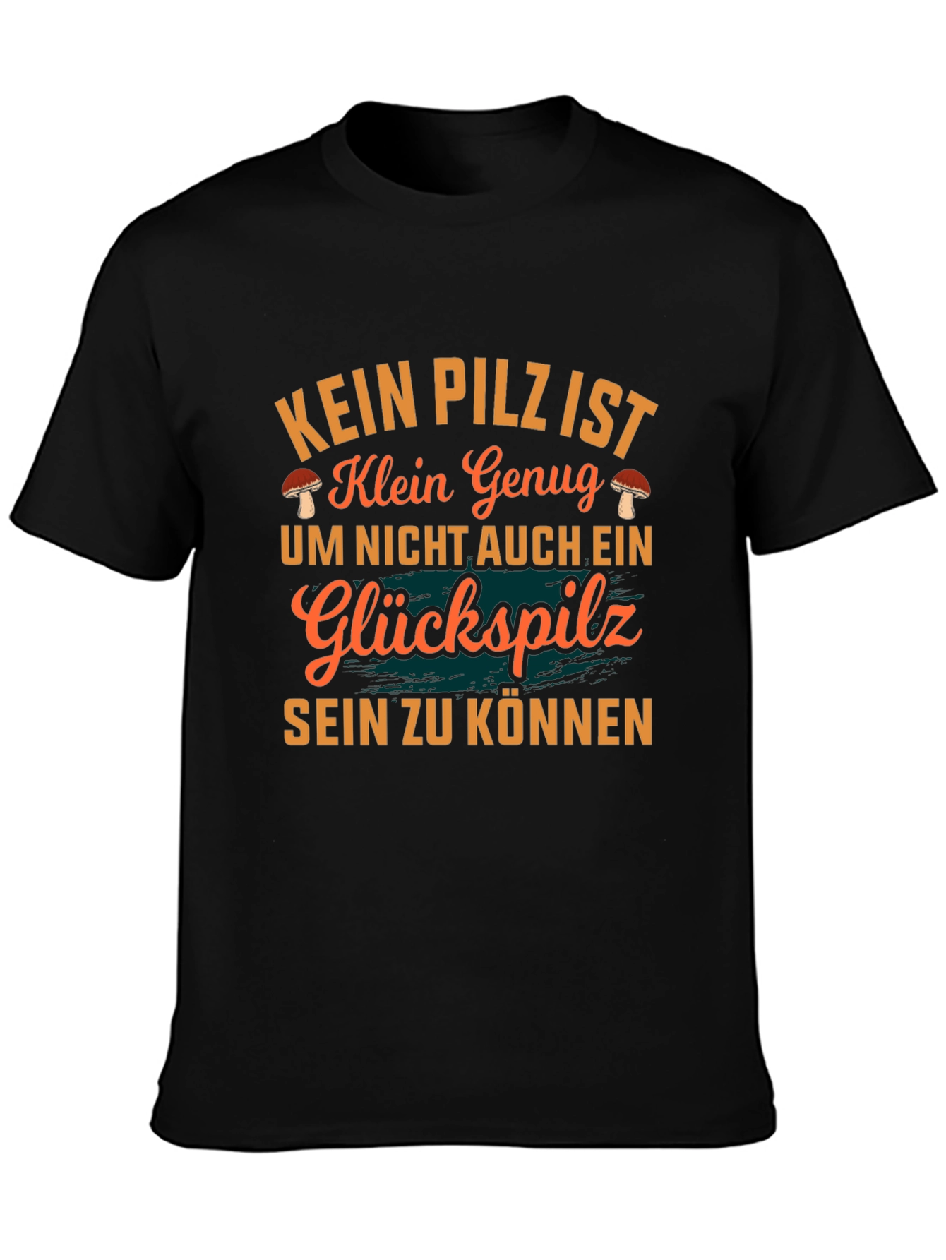 Funny German Lucky Mushroom Graphic Tee