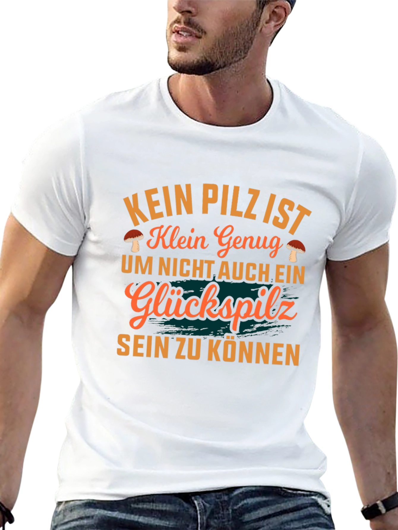 Funny German Lucky Mushroom Graphic Tee