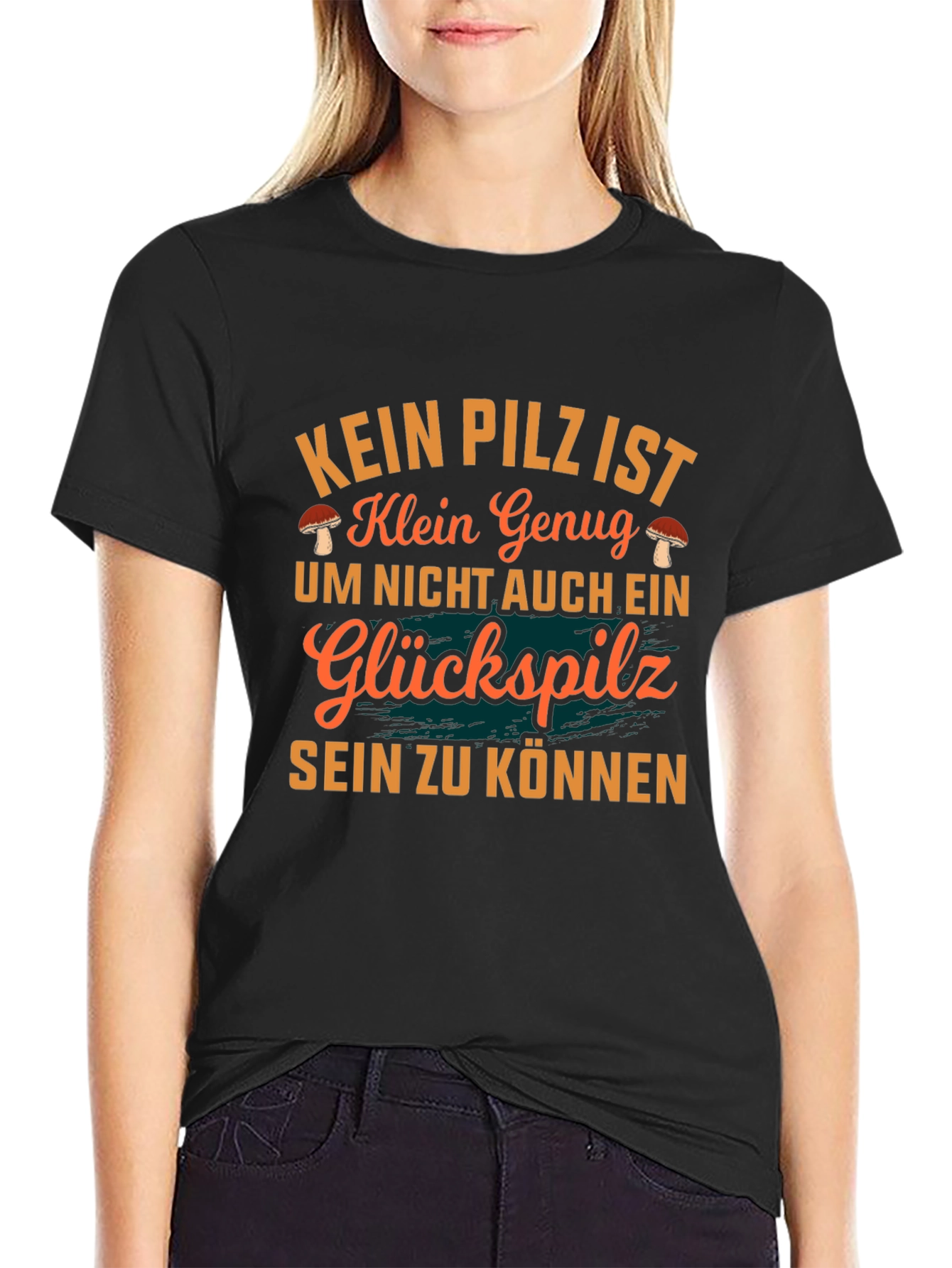 Funny German Lucky Mushroom Graphic Tee