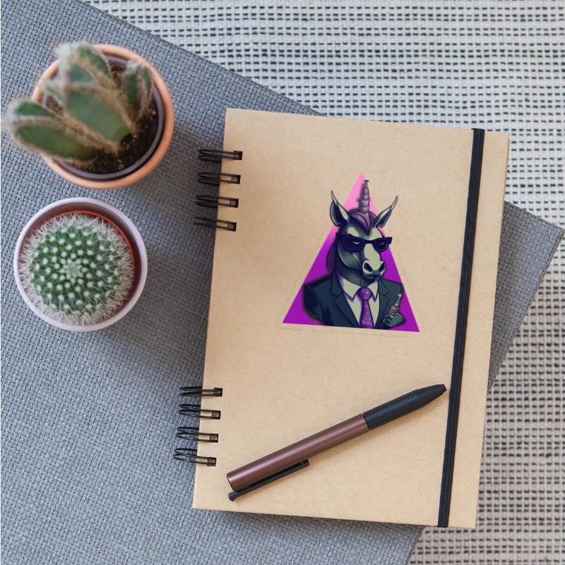 Unicorn Wearing A Suit