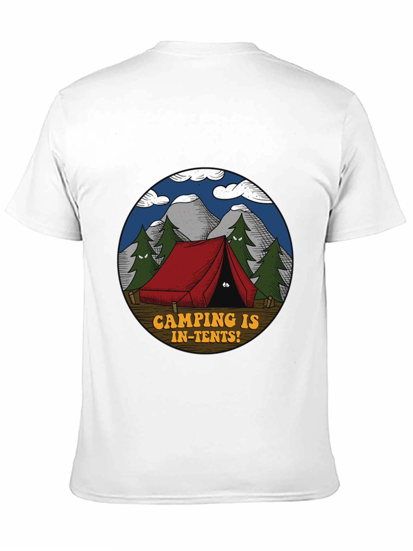 Camping Is In-Tents Graphic T-Shirt