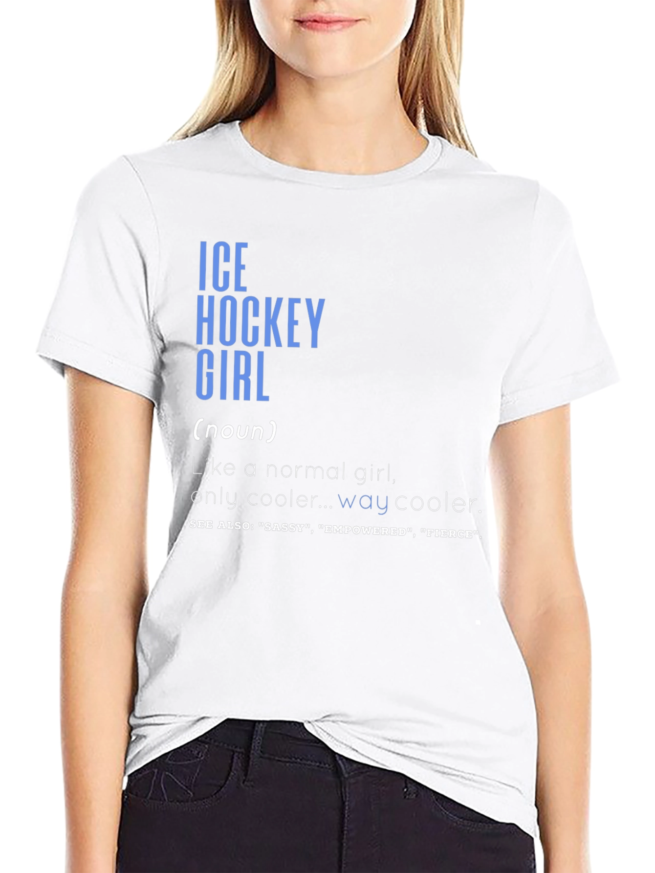 Ice Hockey Girl Definition T-Shirt