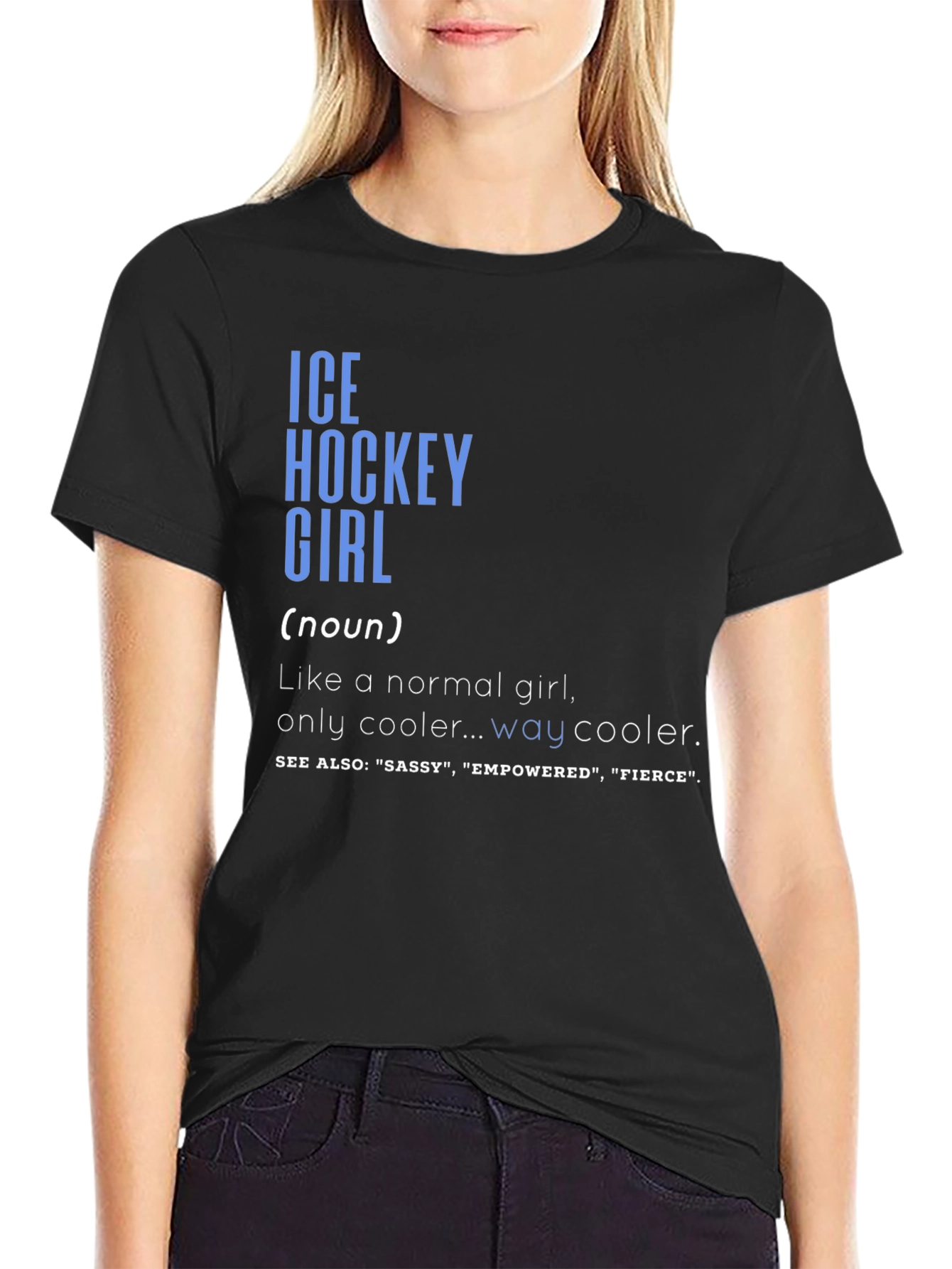 Ice Hockey Girl Definition T-Shirt