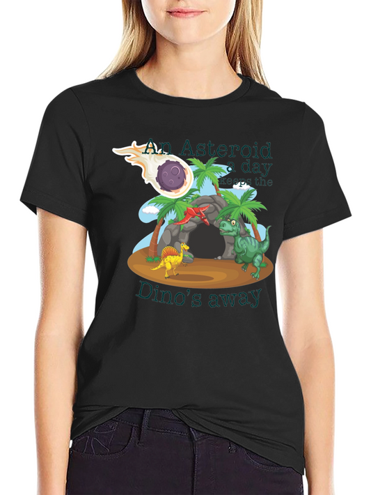 An Asteroid a Day T-Shirt - Dinosaur Graphic Tee