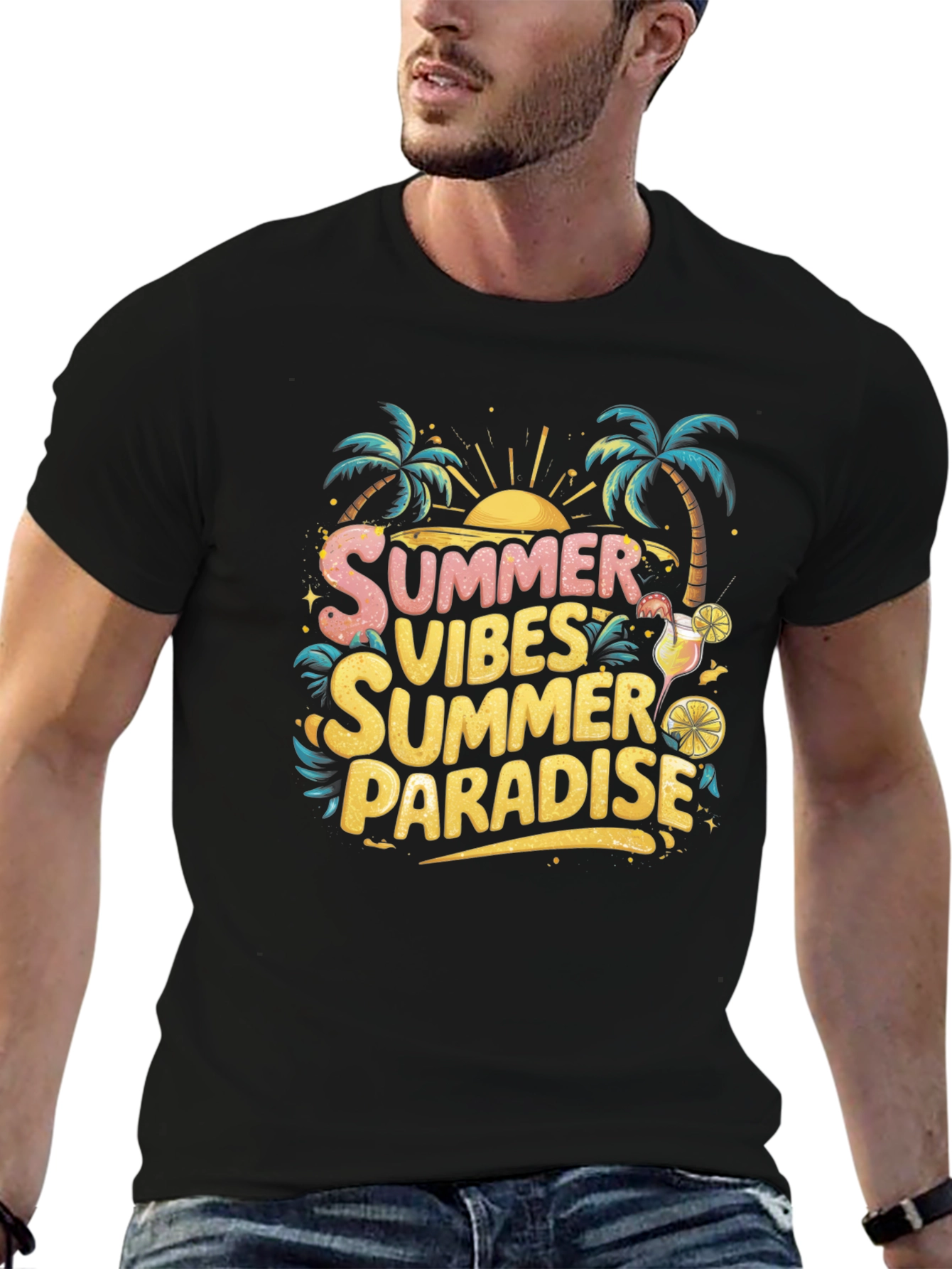 Summer Vibes Paradise Tee