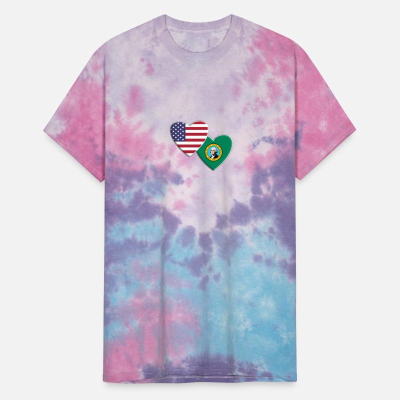 USA American State Of Washington Flag Patriotic