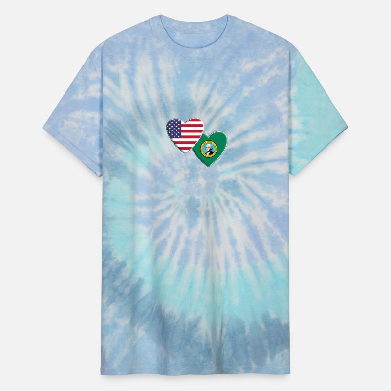 USA American State Of Washington Flag Patriotic