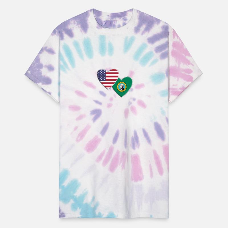 USA American State Of Washington Flag Patriotic