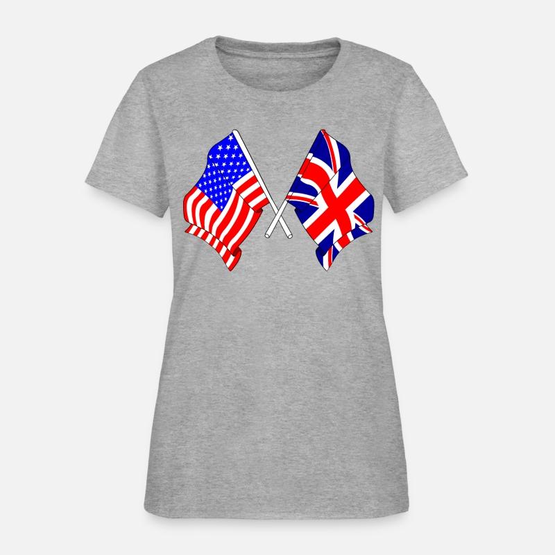 USA and flag England