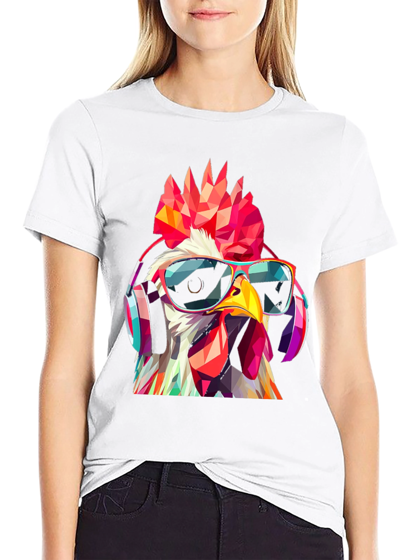 Cool Rooster Graphic T-Shirt