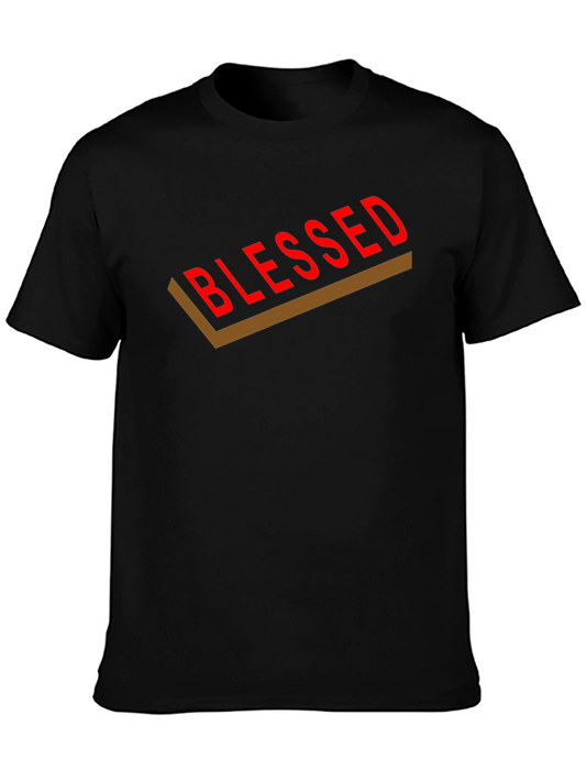 Blessed Graphic Tee - Black Casual Shirt