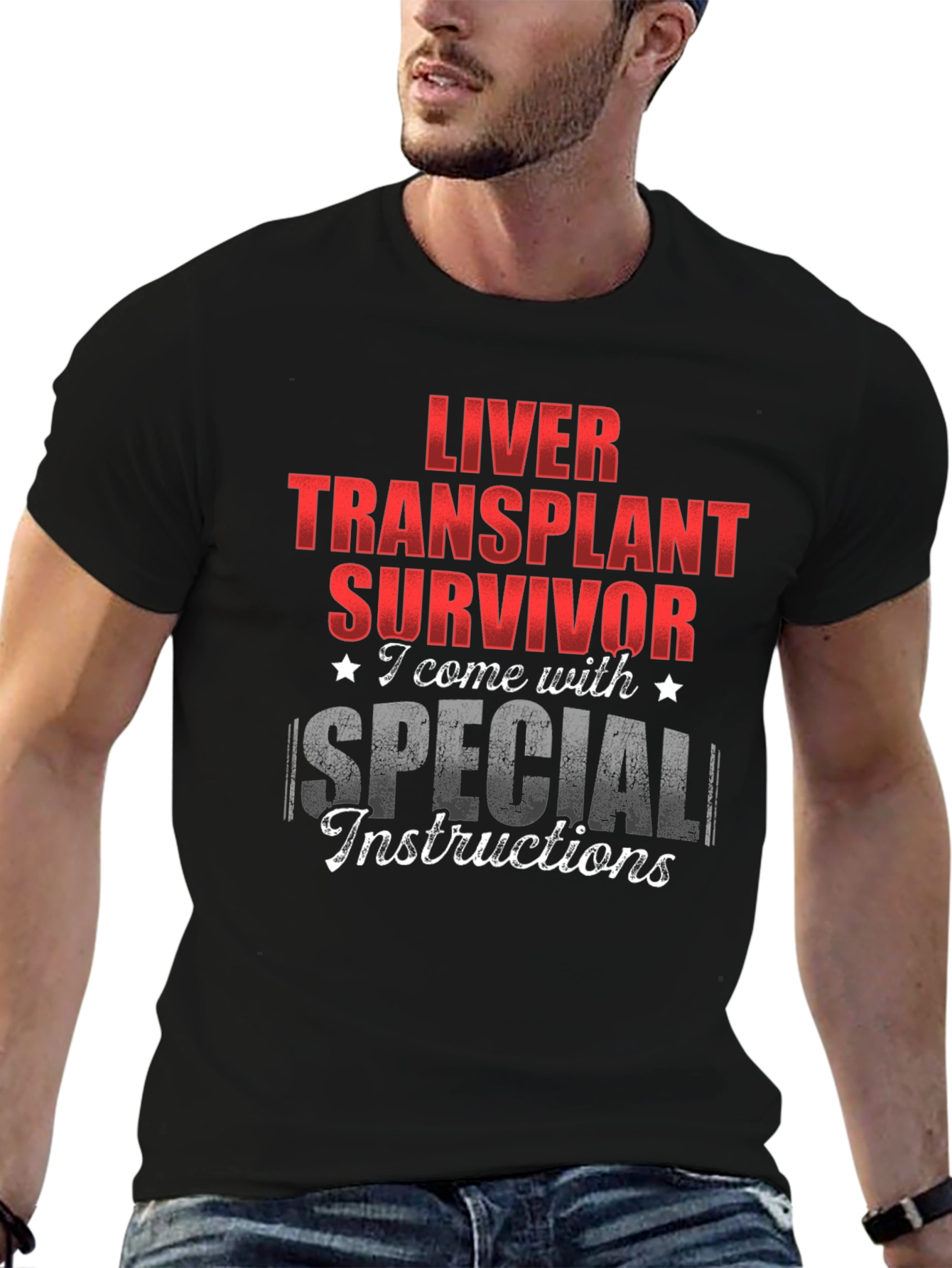Liver Transplant Survivor Special Instructions T-Shirt