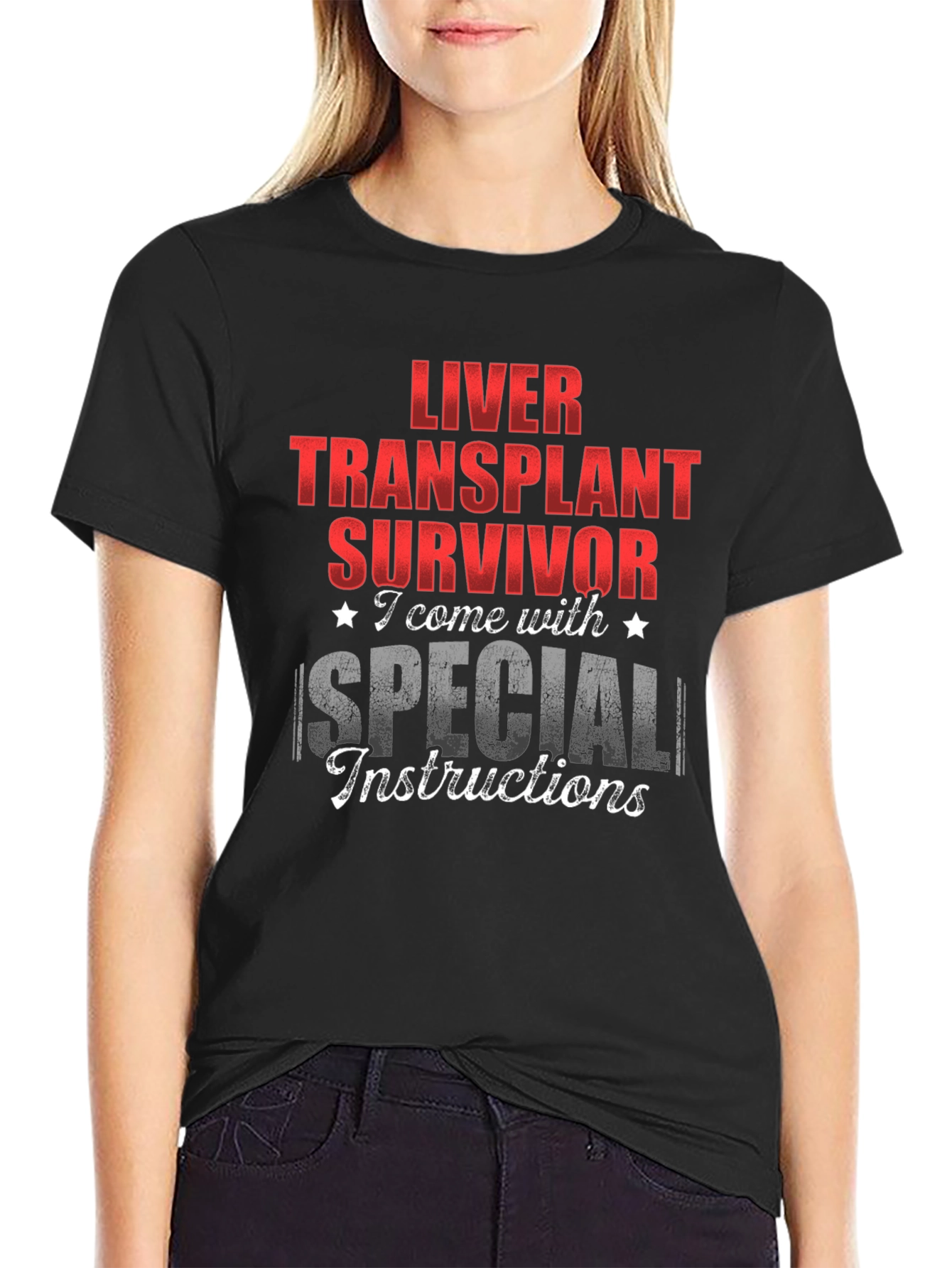 Liver Transplant Survivor Special Instructions T-Shirt