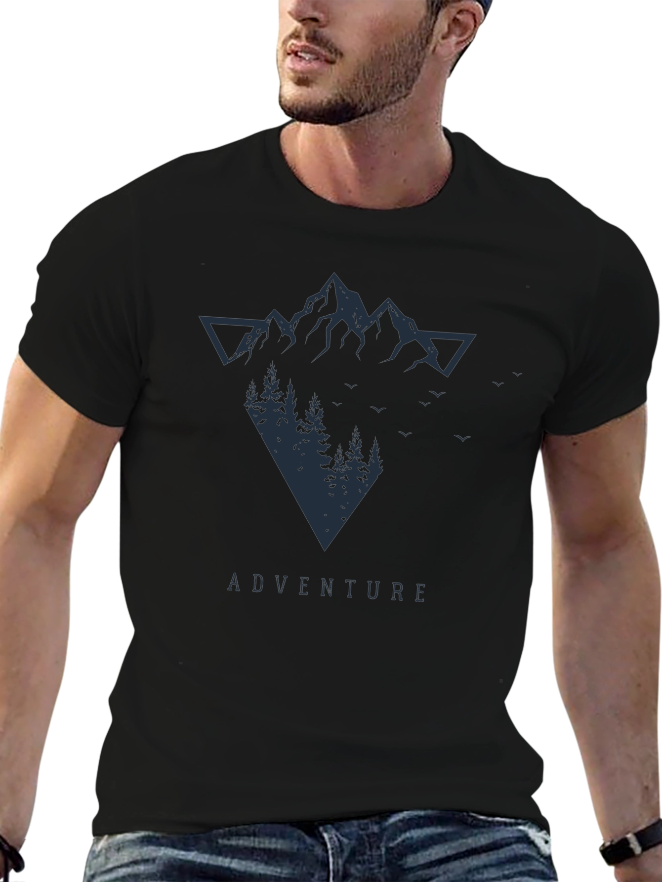 Adventure Graphic Tee - Mountain Design