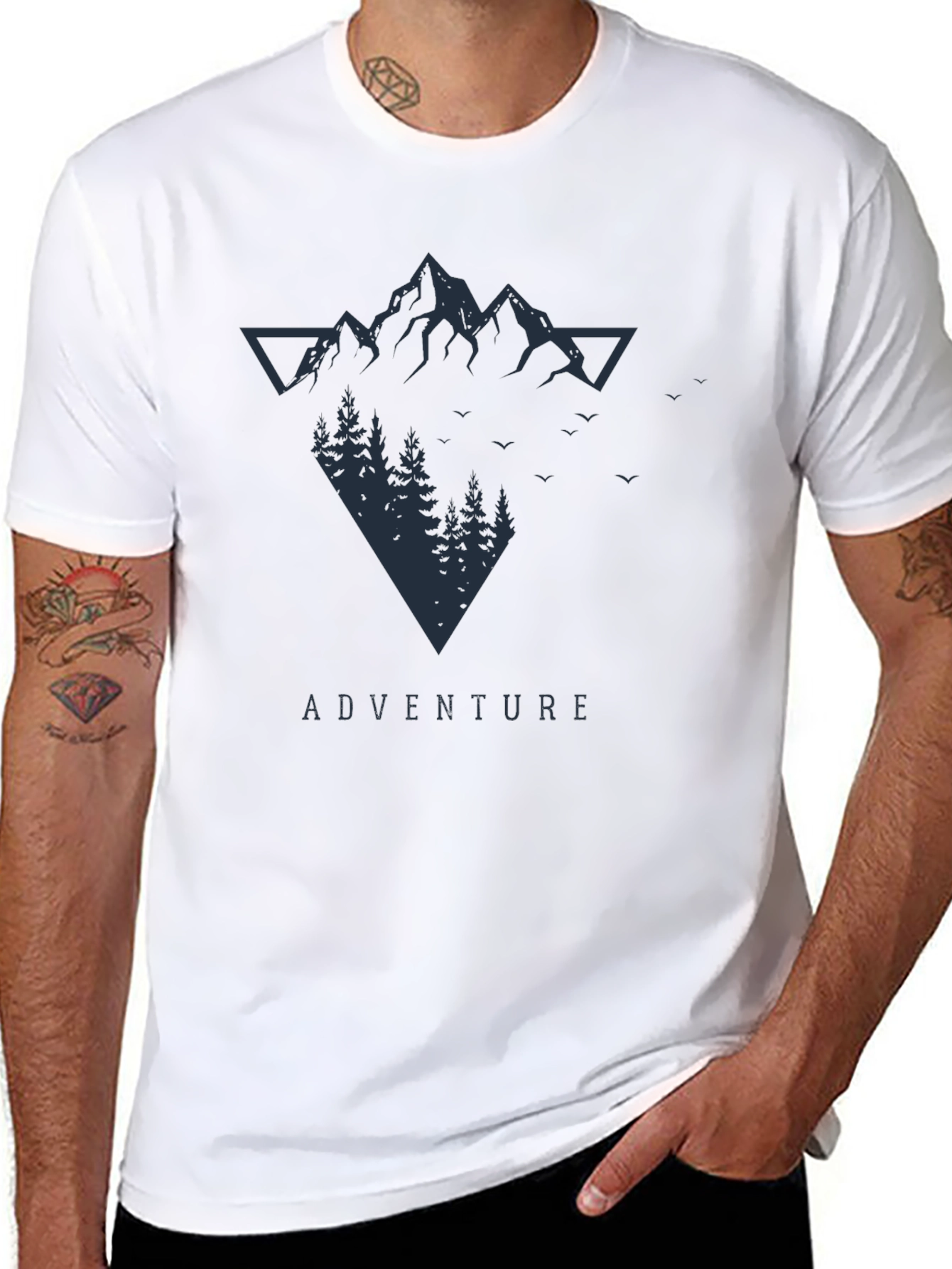 Adventure Graphic Tee - Mountain Design