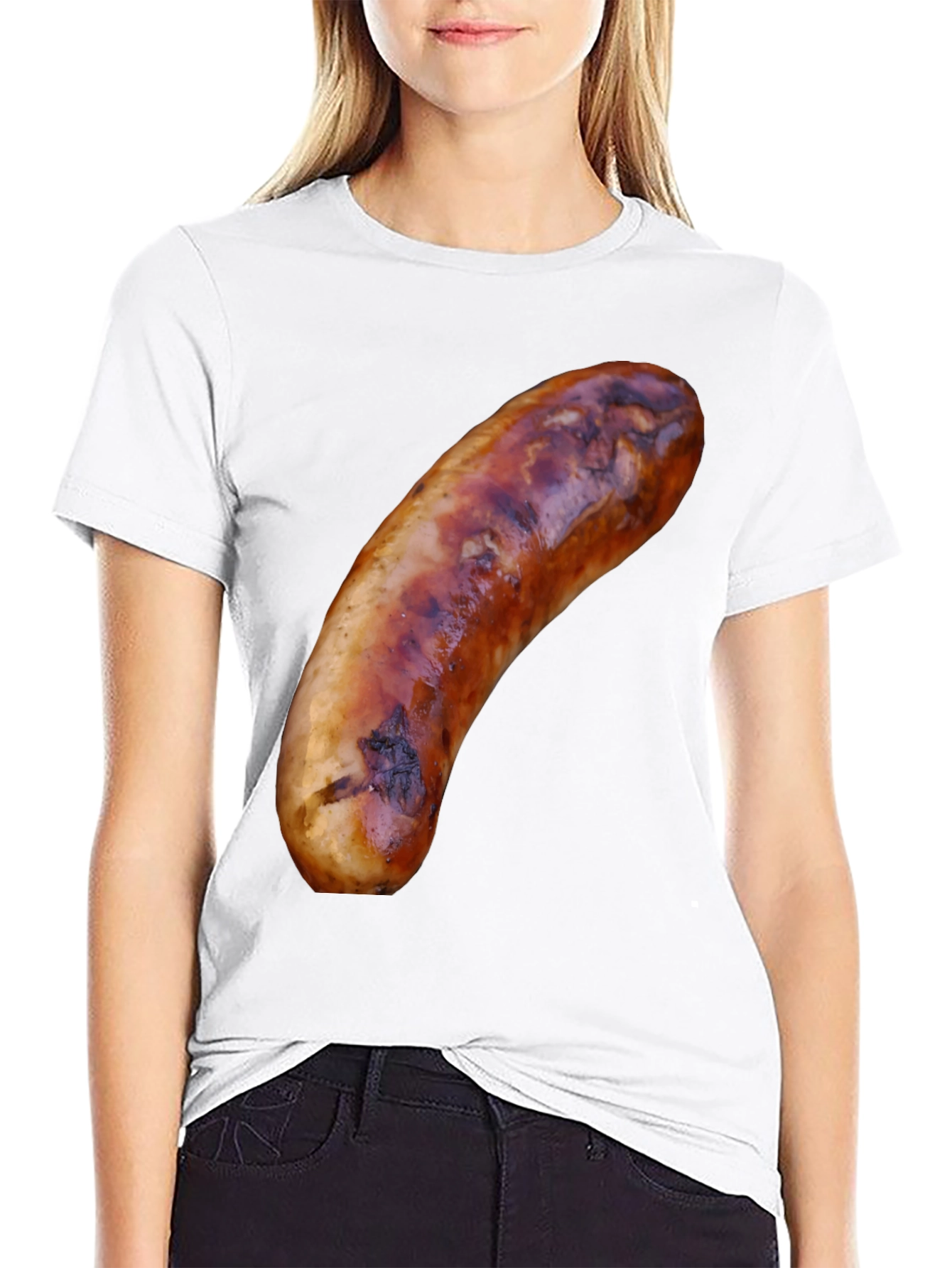 Sausage Graphic T-Shirt - Bold and Unique Tee