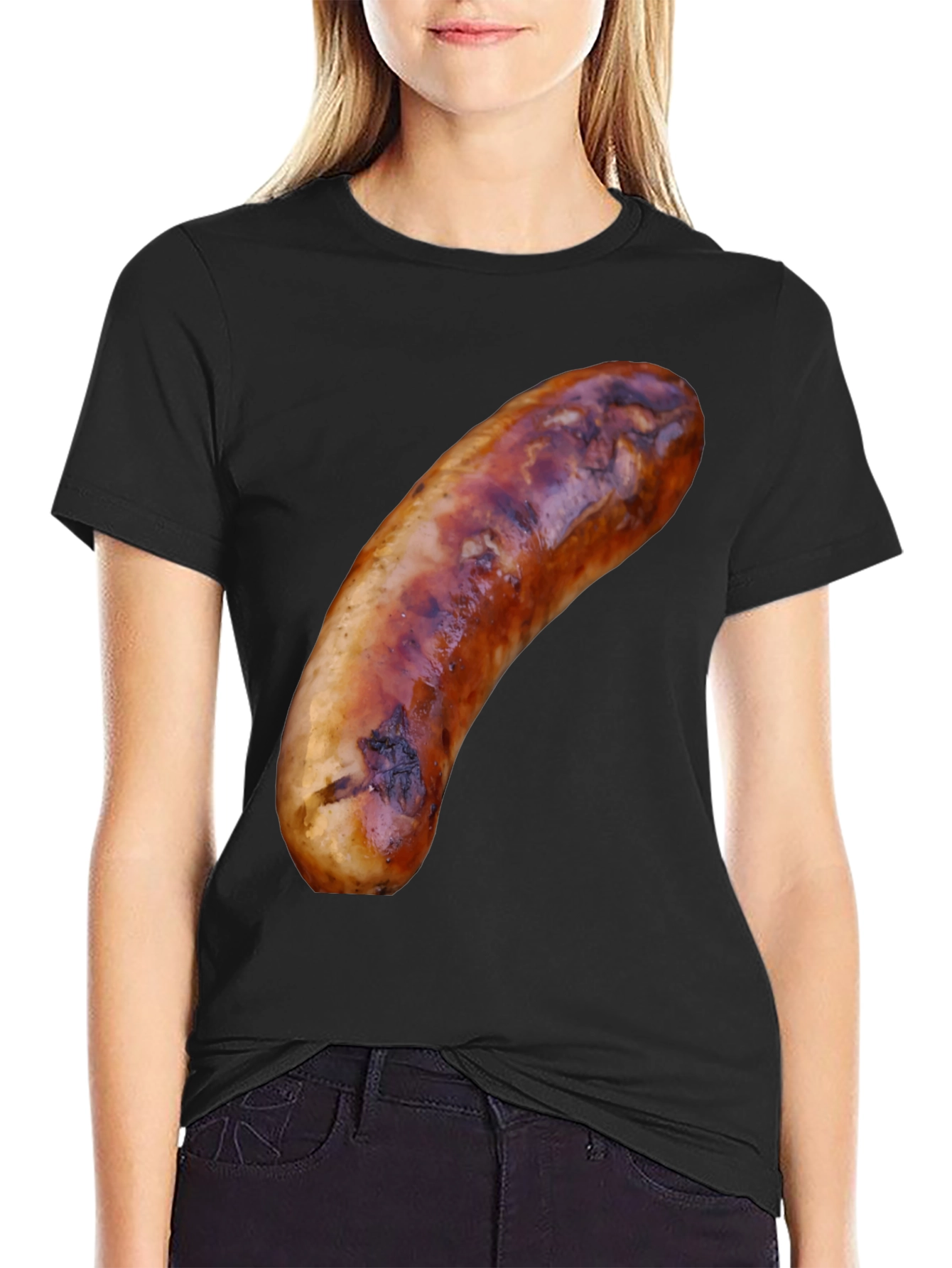 Sausage Graphic T-Shirt - Bold and Unique Tee