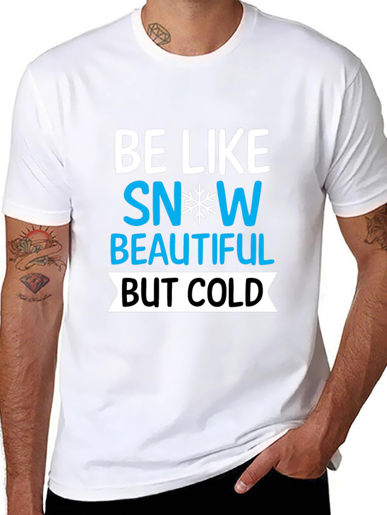 Be Like Snow Graphic Tee - Unisex