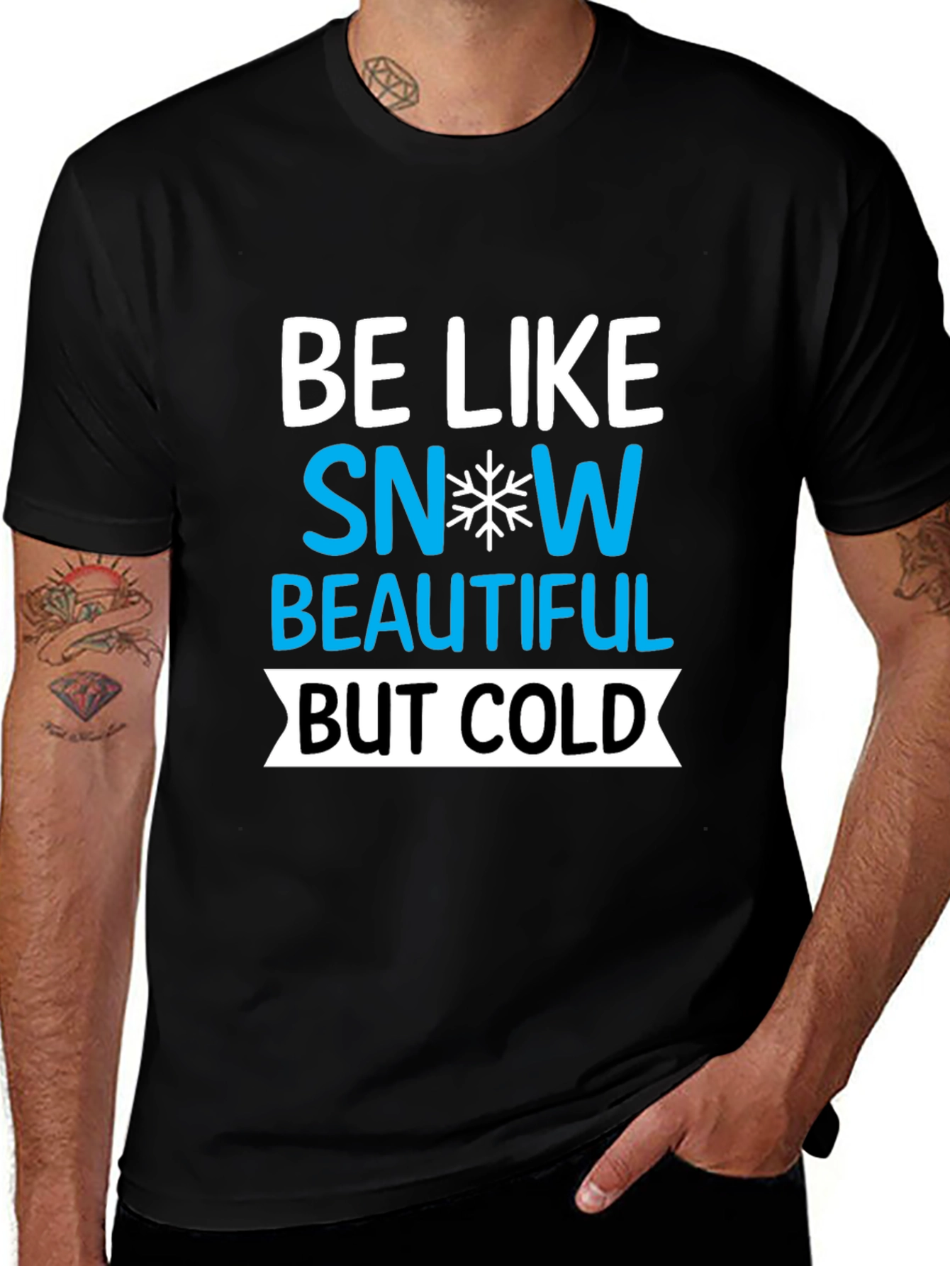 Be Like Snow Graphic Tee - Unisex
