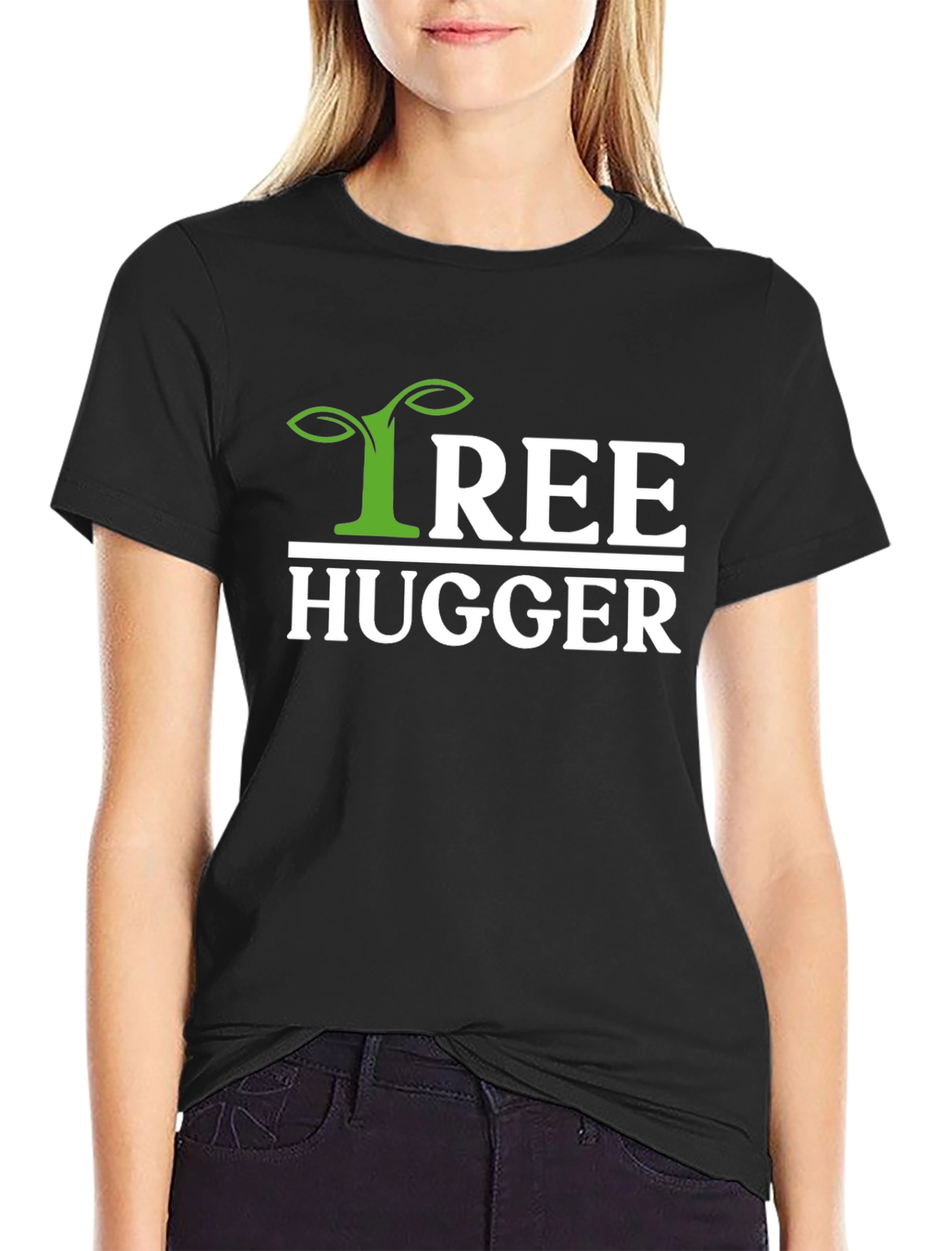Tree Hugger Graphic Tee - Eco-Friendly Design